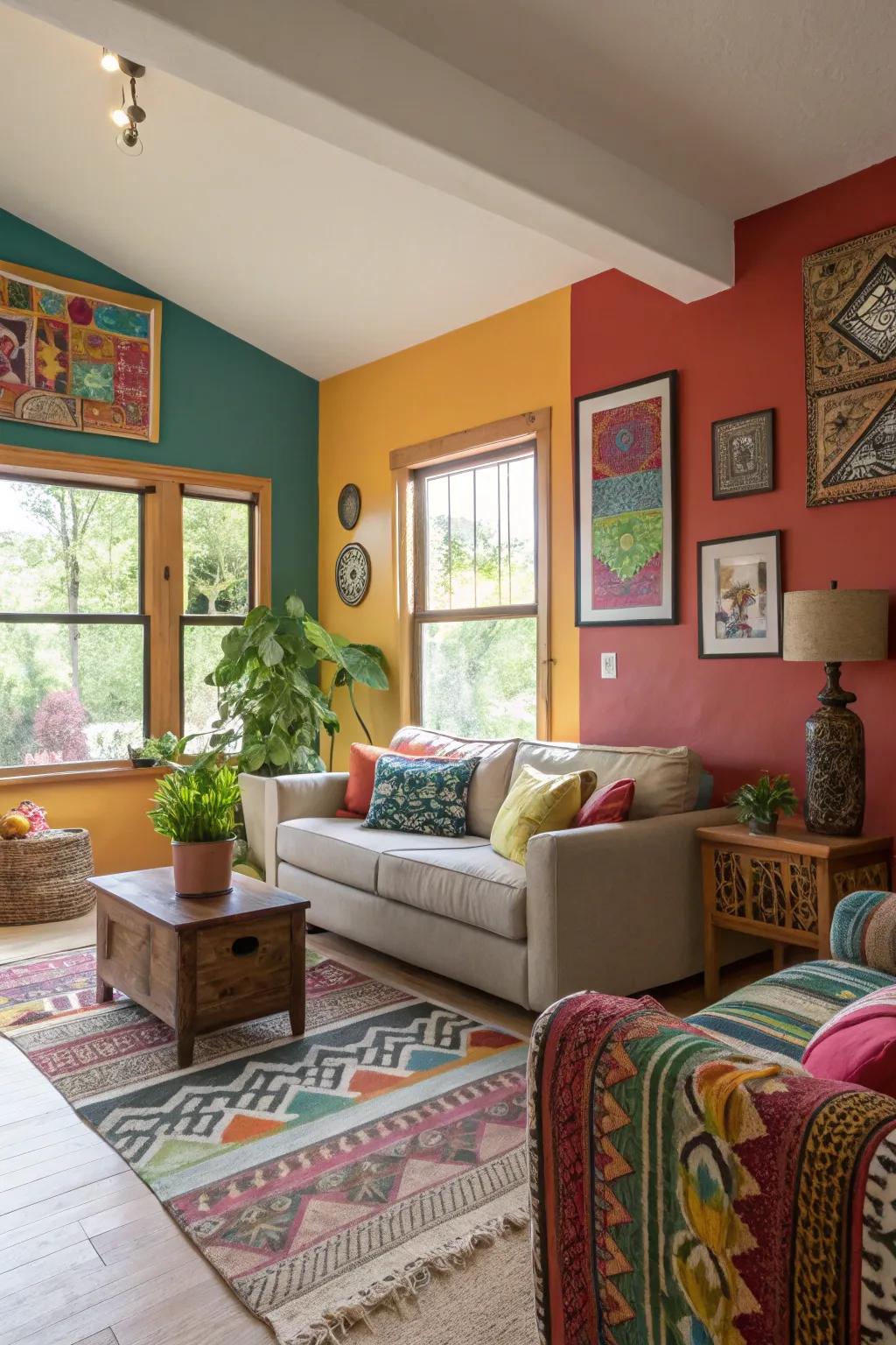 Fresh dye can infuse persona and vibrancy into your space.