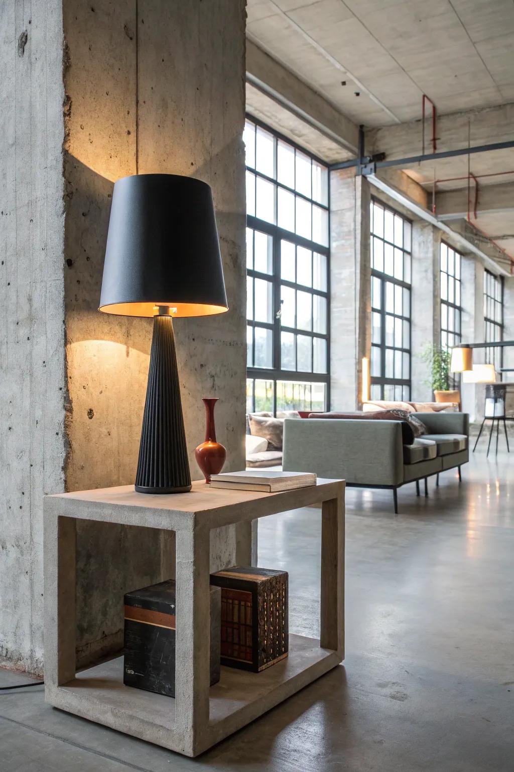 Striking contrasts with modern appeal.