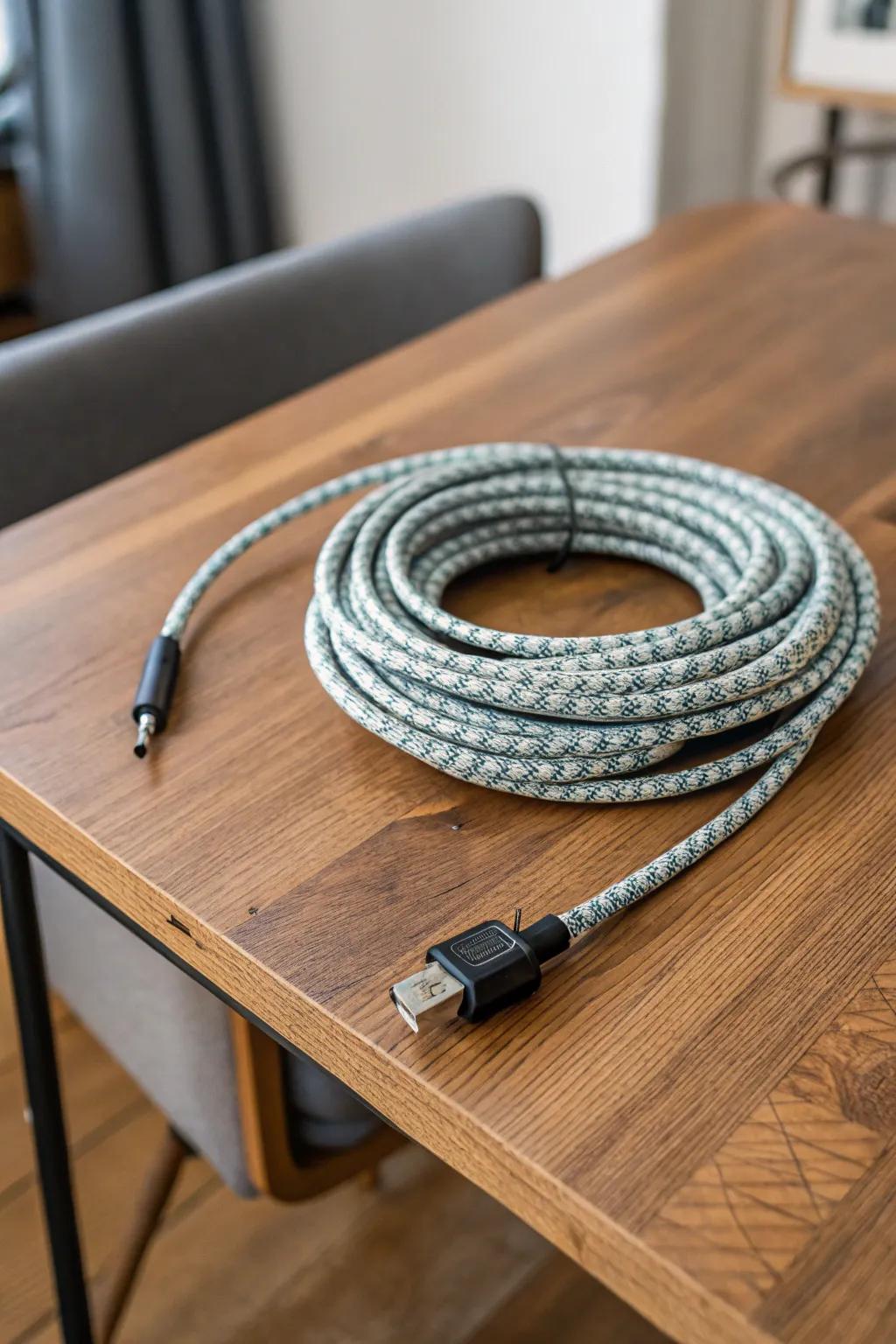 The over-under wrap guarantees your leads are twist-free and set for use.
