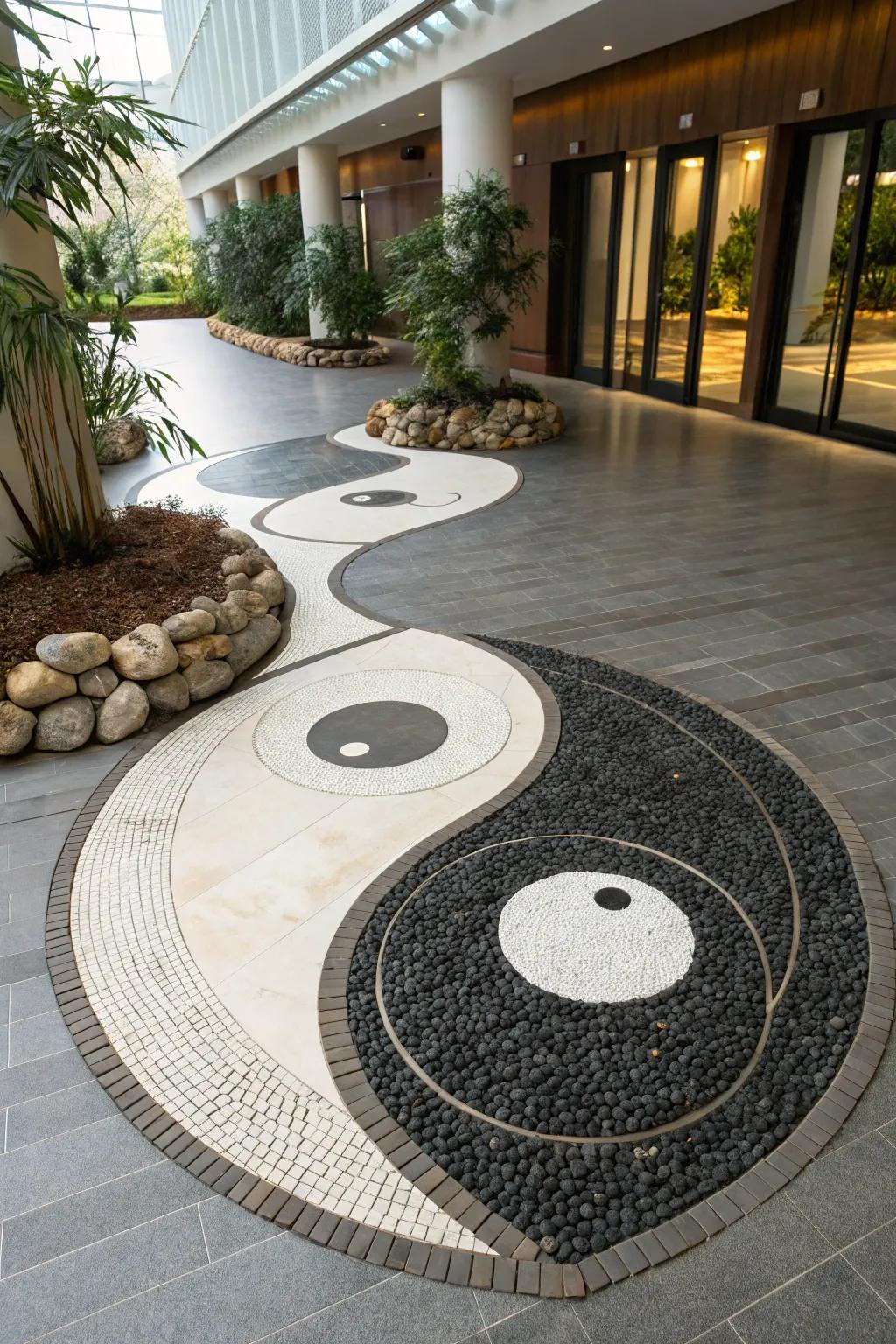 Find harmony by balancing yin and yang in your design.