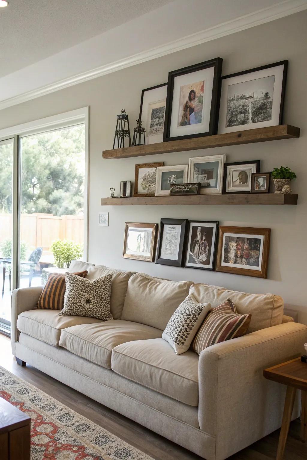 Personalized galleries add a touch of you to your decor.