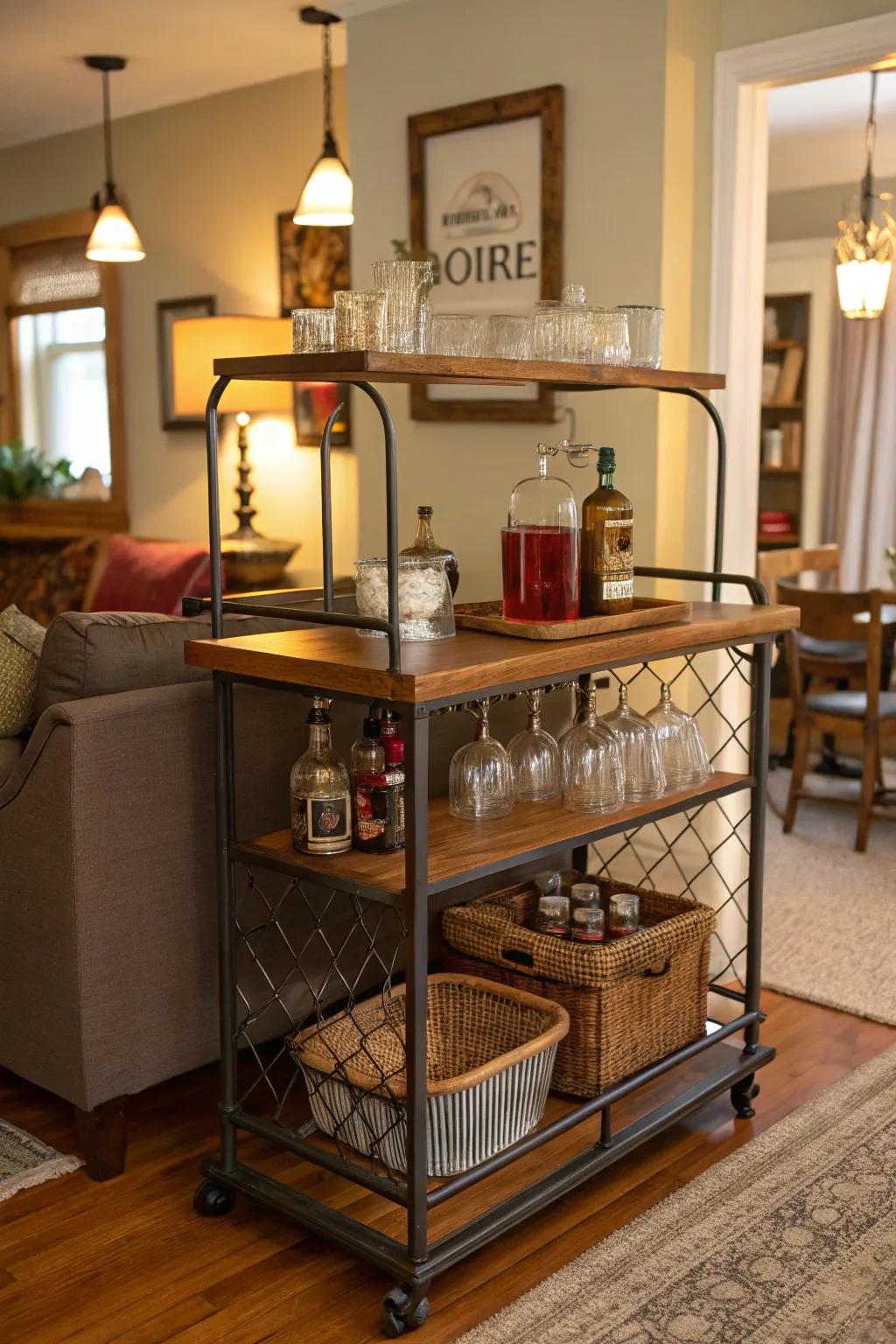A retro-inspired bar that brings memories and appeal to every space.
