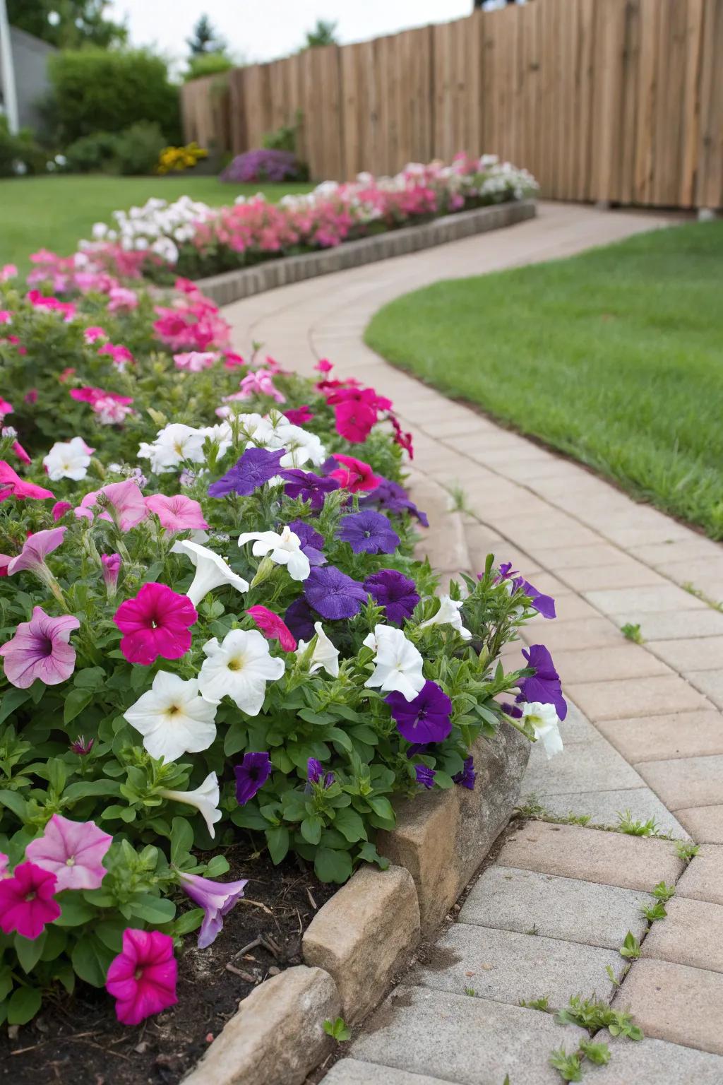 Sustain botanical freshness through seasonal petunia shifts.
