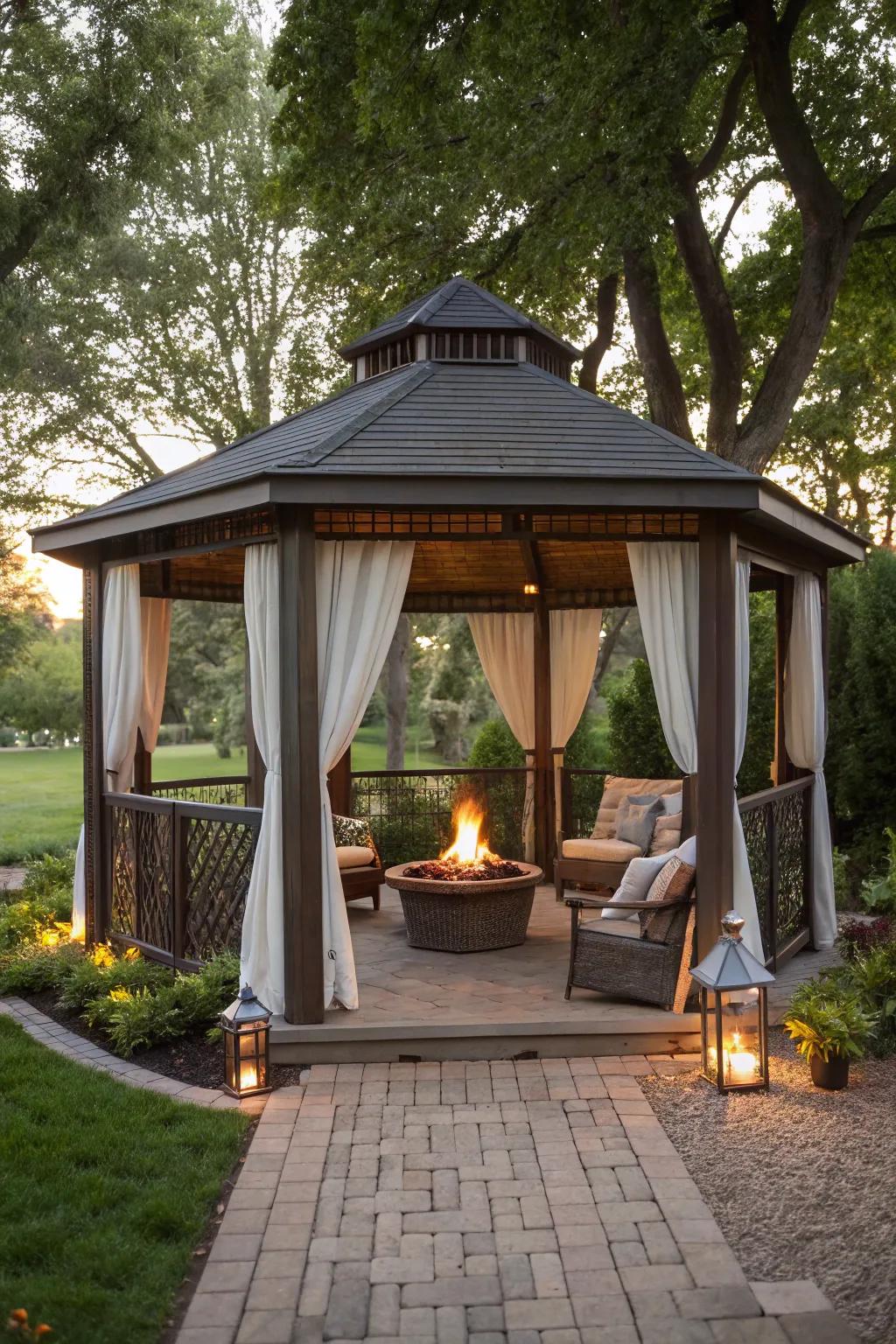 Build a private sanctuary with a partially enclosed pergola.