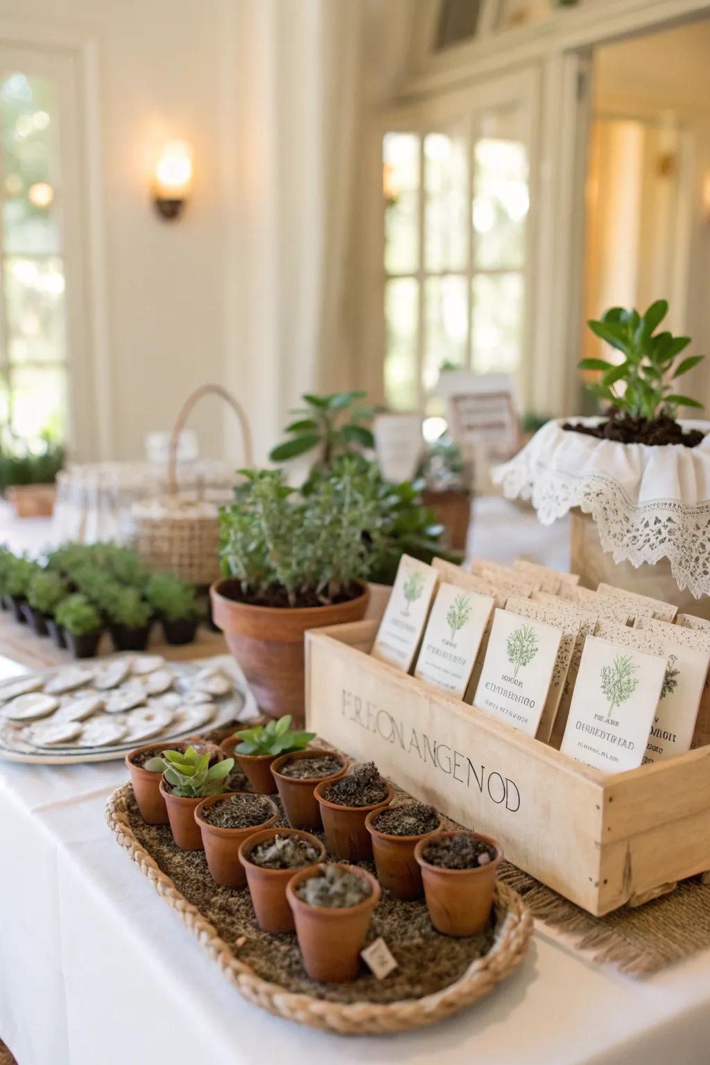 Sustainable celebration presents that guests will cherish.