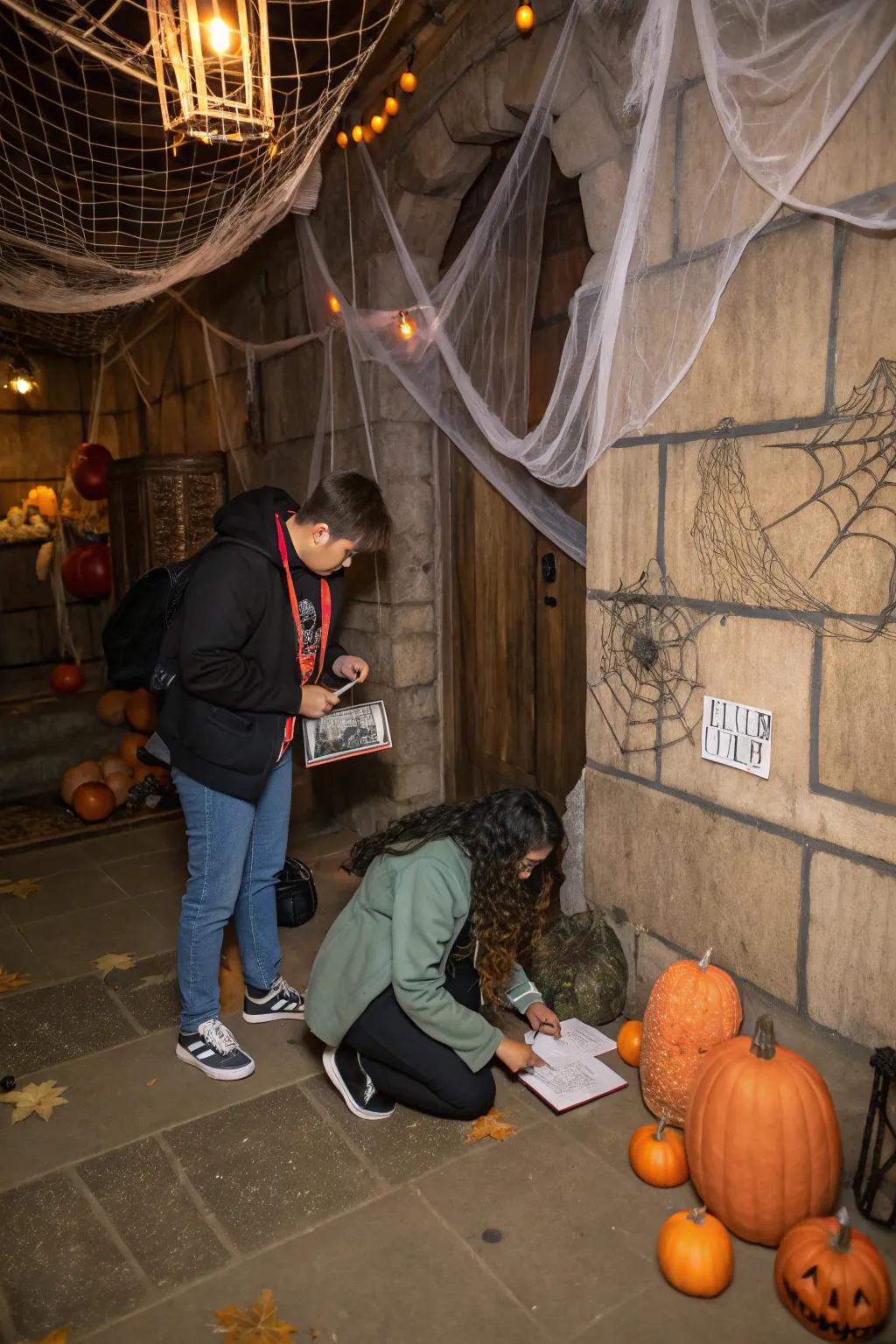 Launch an adventure with a skeleton treasure hunt.
