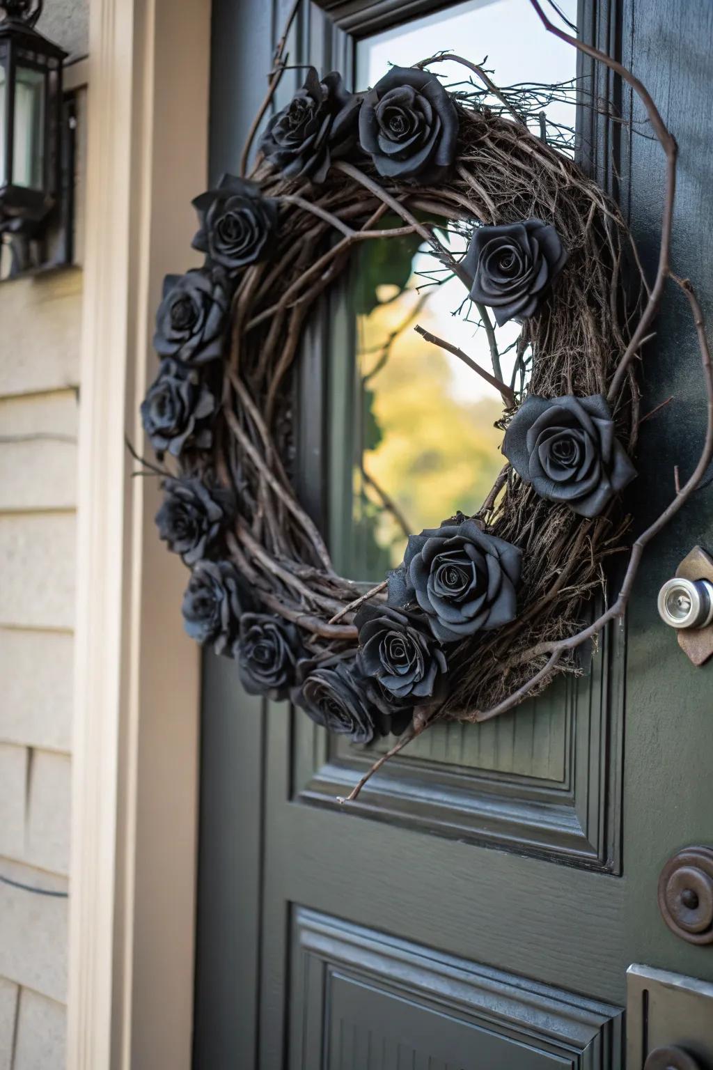 Elegance meets eerie with ghoulish greenery.