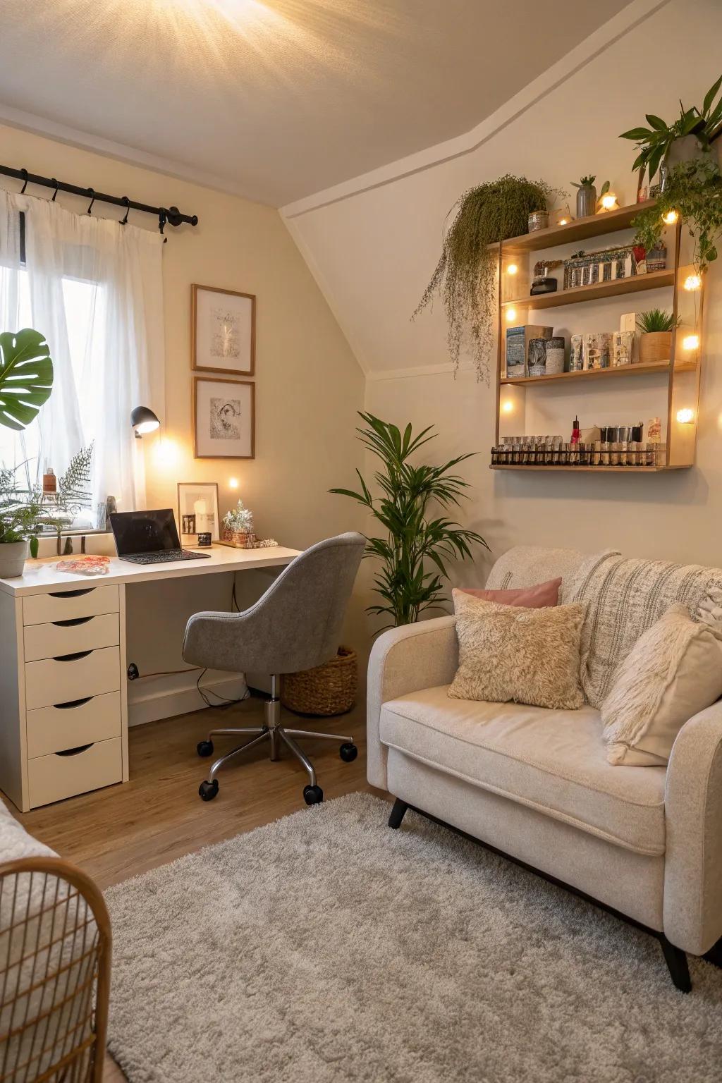Maximize your area with dual-purpose design.