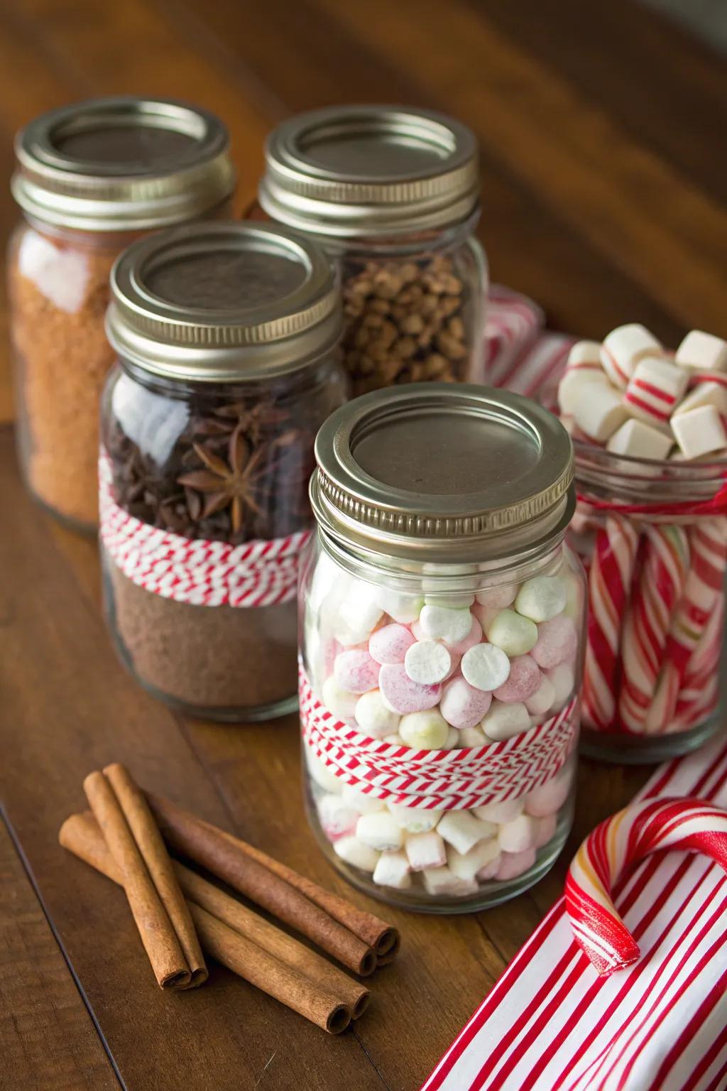 Mix-in vessels furnish a straightforward avenue to introduce essence to your warm cocoa.