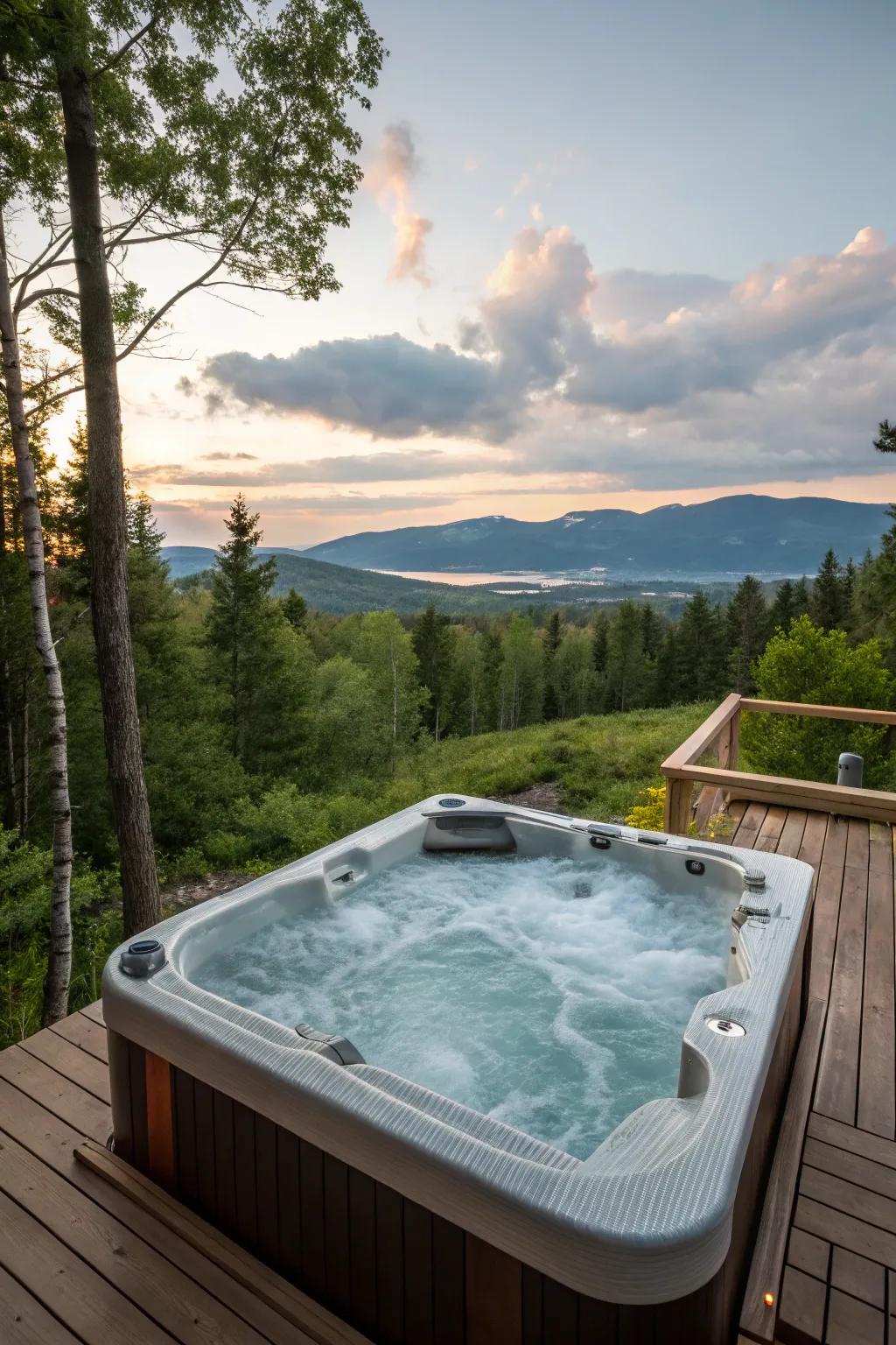 A dedicated spa tier delivers inherent seclusion and vistas.