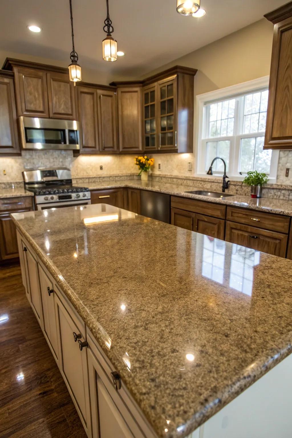 Faux granite paint kits can transform your countertops into luxurious surfaces.