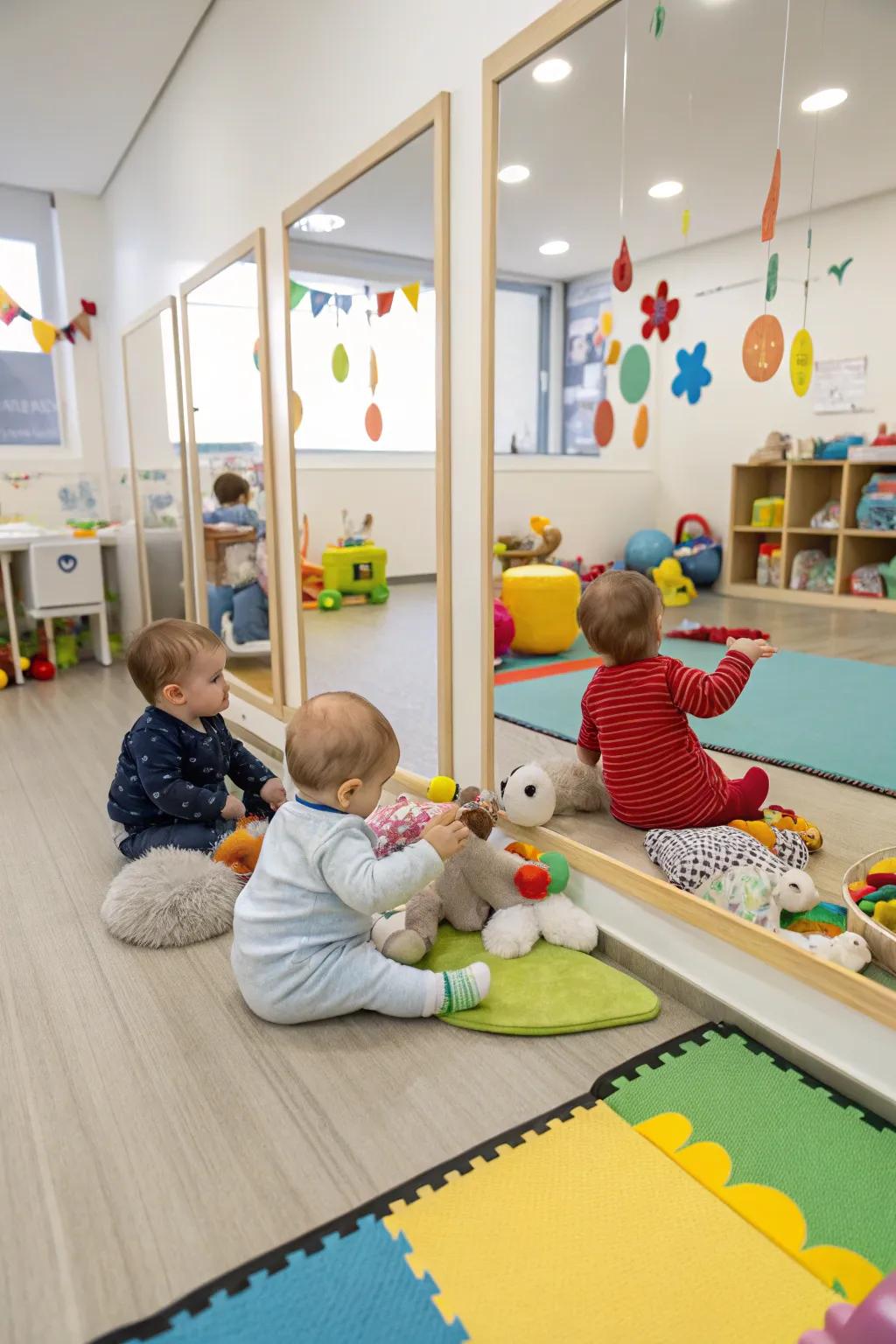 Mirror play supports development.