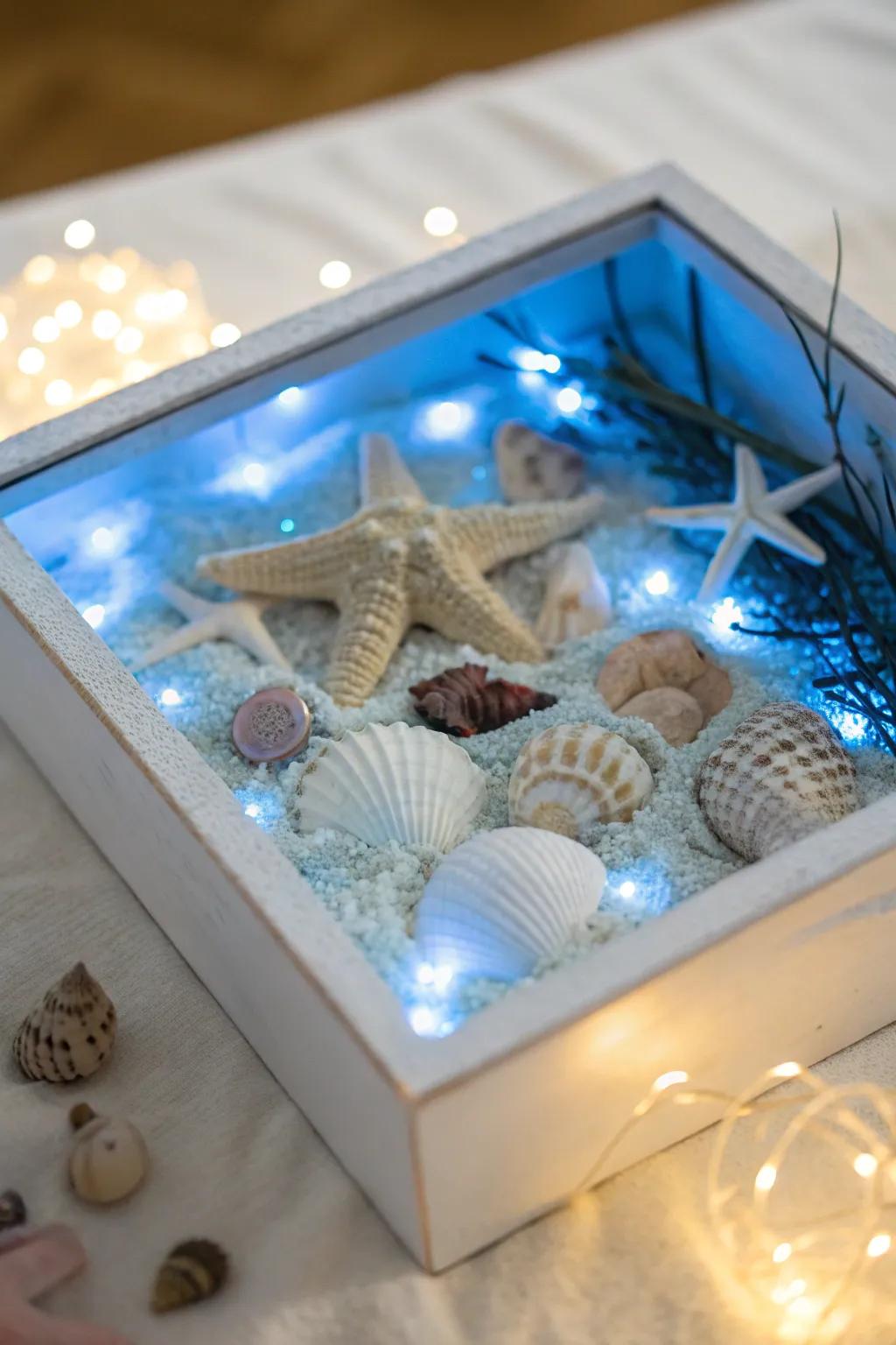 A revitalizing maritime Yuletide display case