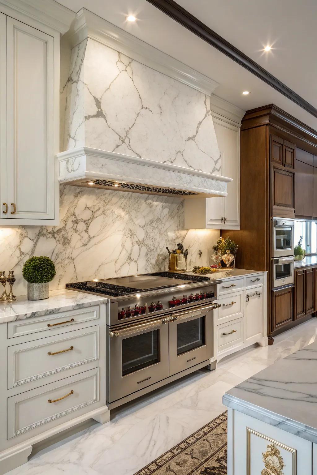 Marble offers eternal opulence in design.