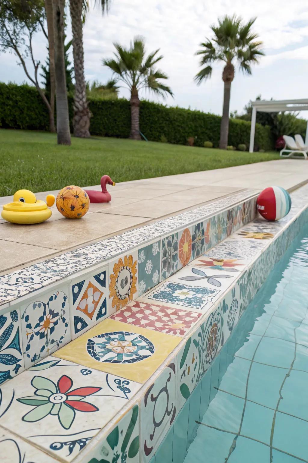 Playful designs bring fun and lightheartedness to your pool.