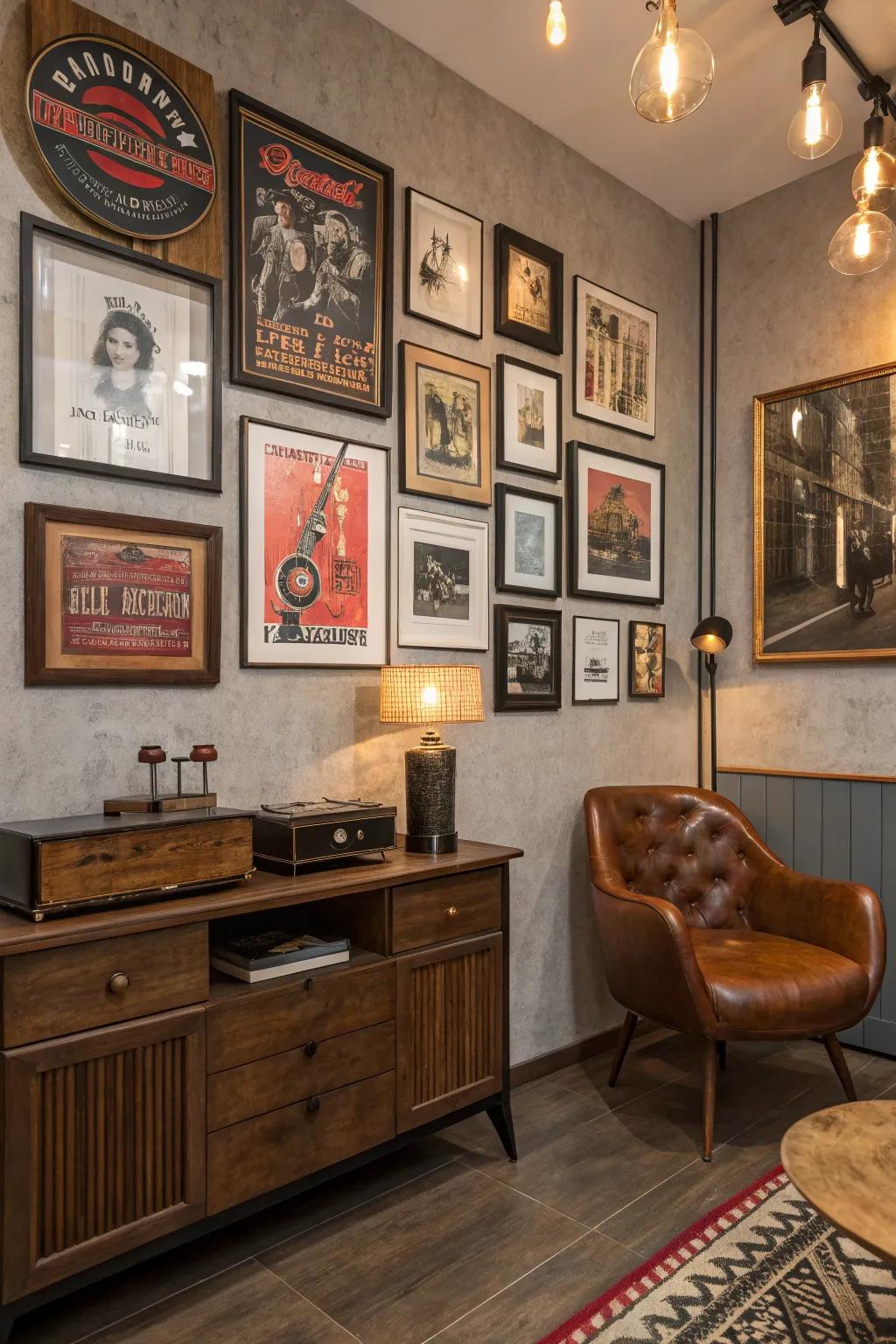 Vintage items add both charm and a sense of history.