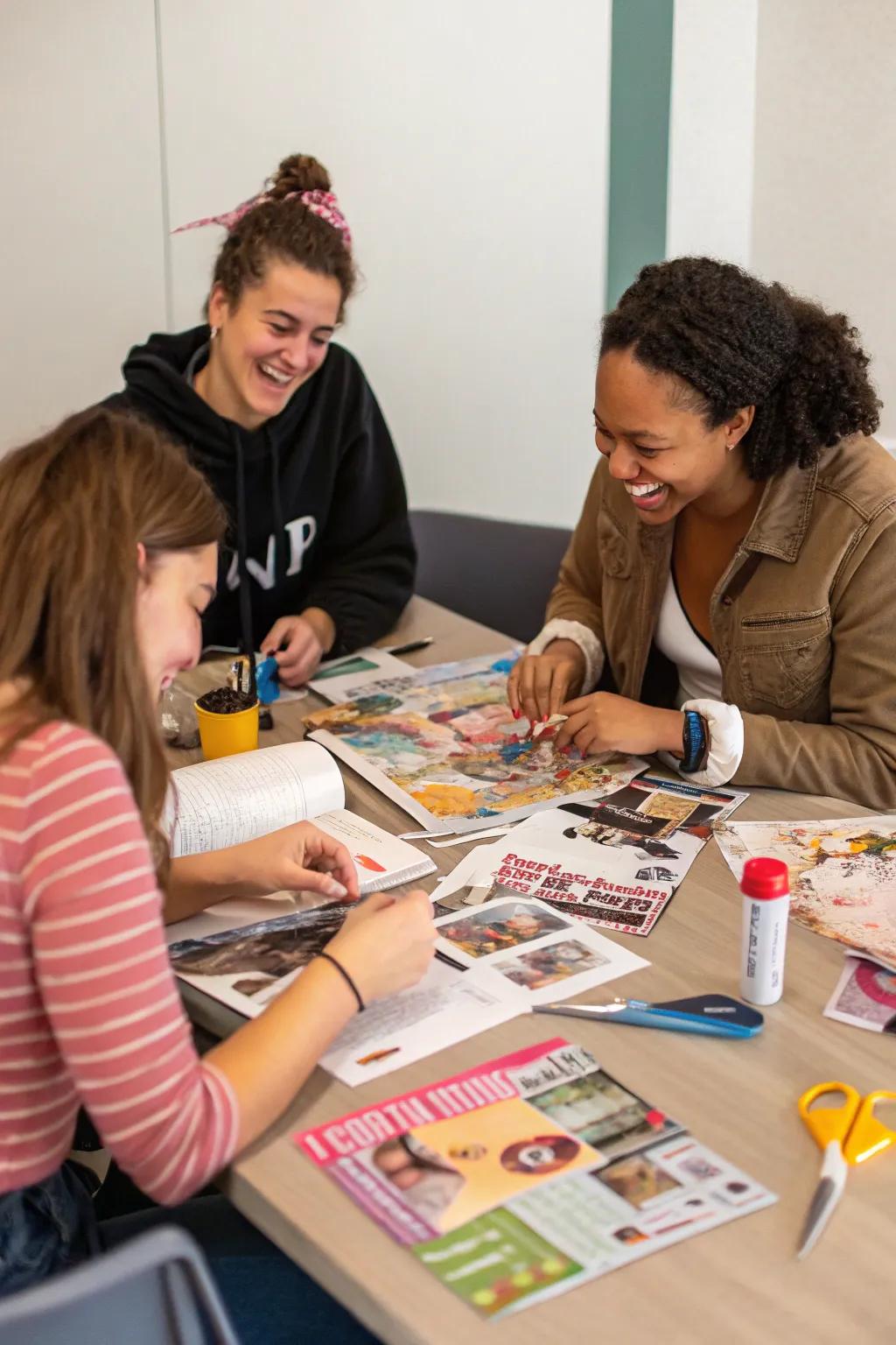 A creative New Year's vision board party to inspire and motivate.