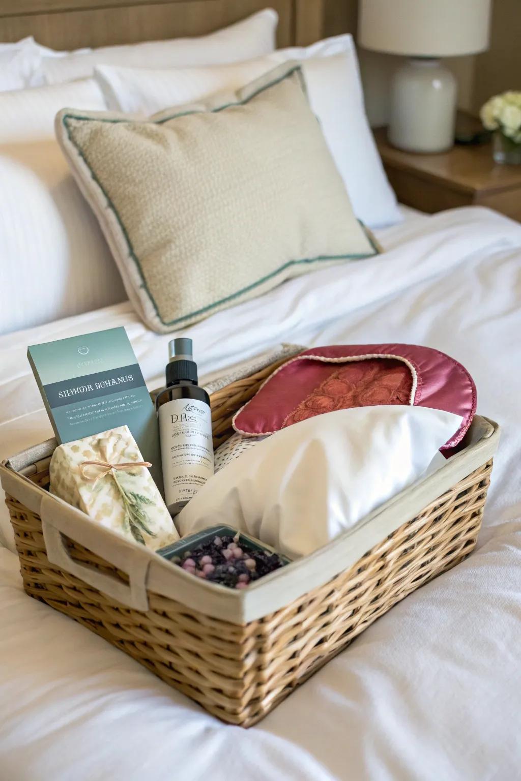Lavish comforts for a restful night’s sleep.