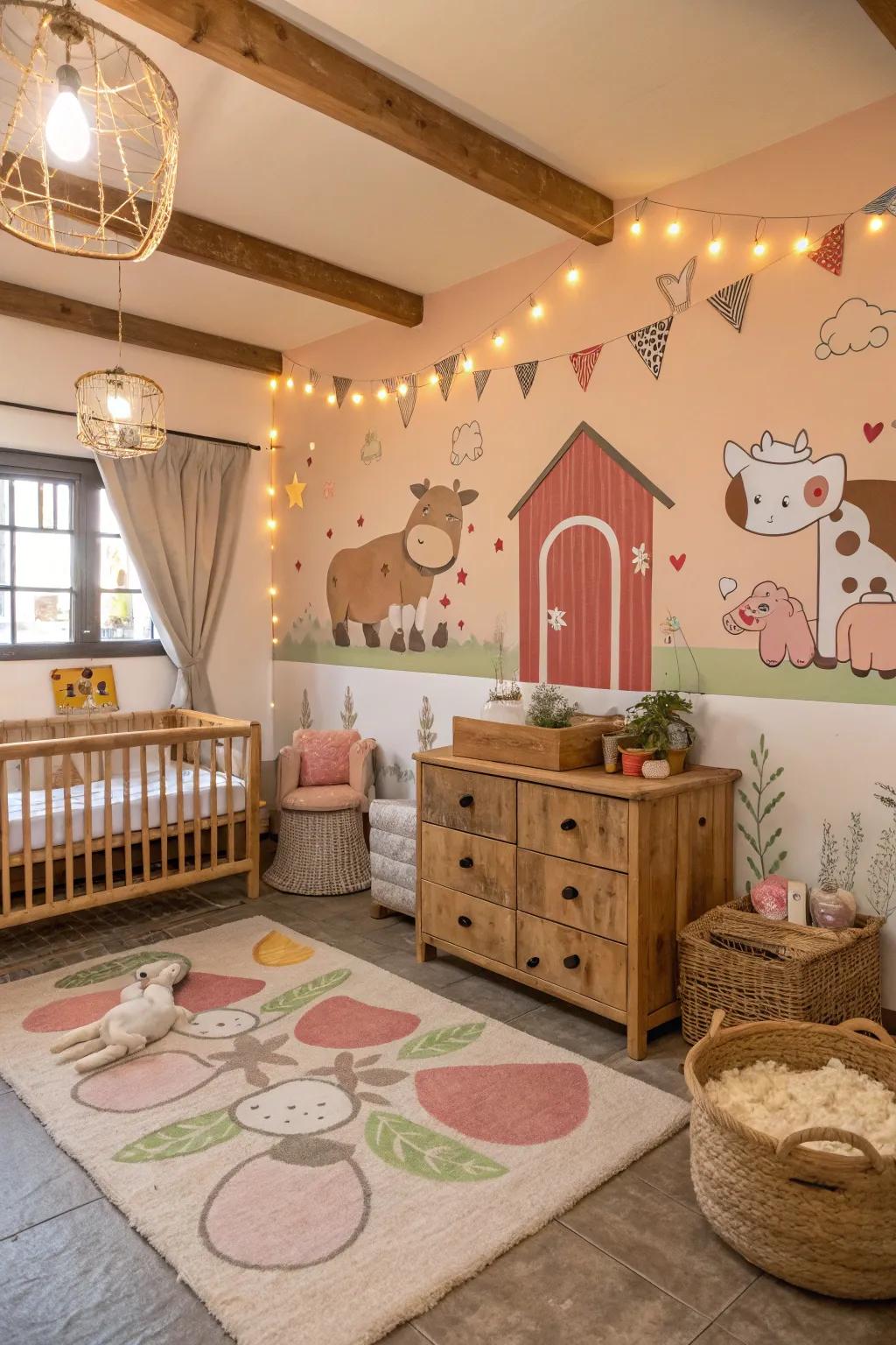 Savor the straightforward delights of farm existence within your nursery.