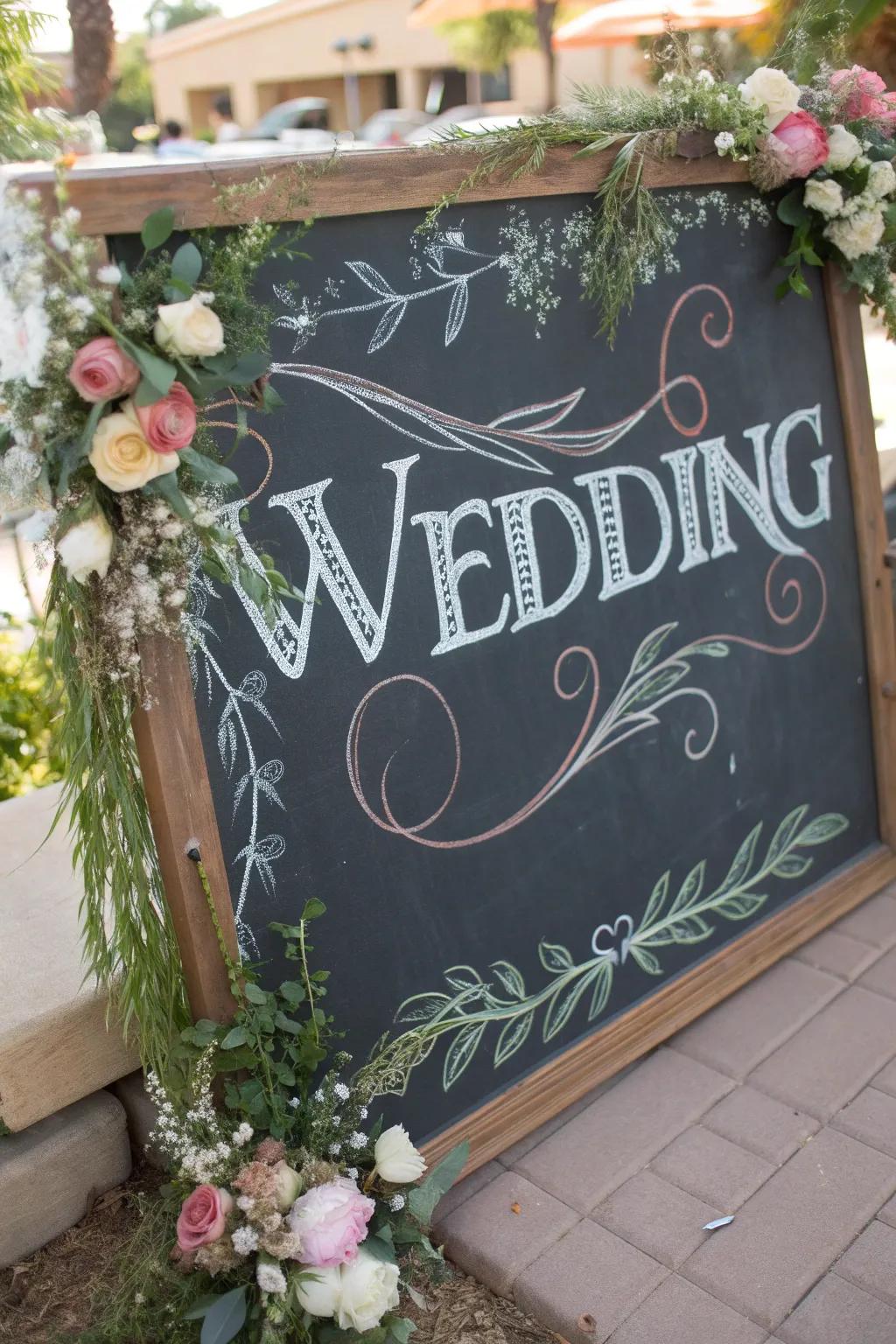 Append customized features using captivating slateboard art.