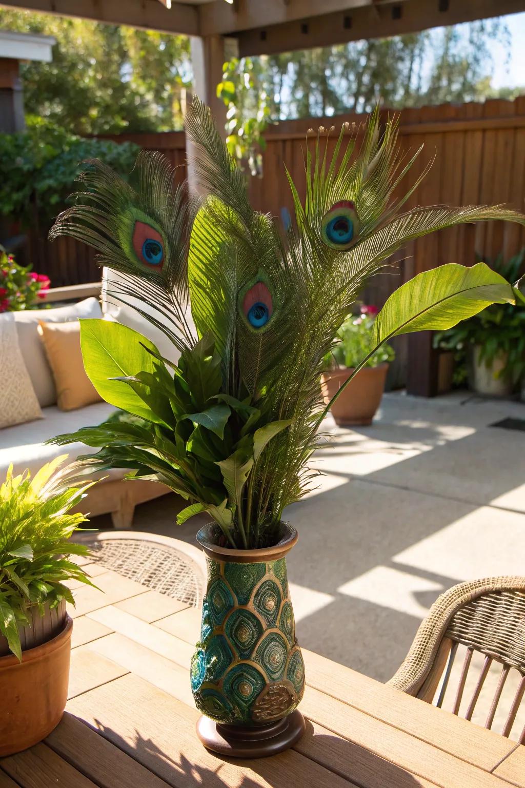 An exotic centerpiece inspired by equatorial splendor.