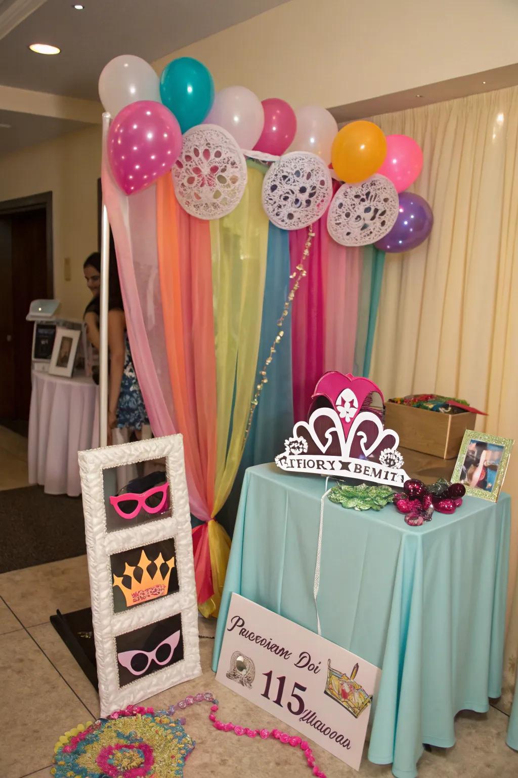 Unique photo booths offer fun and memorable moments.