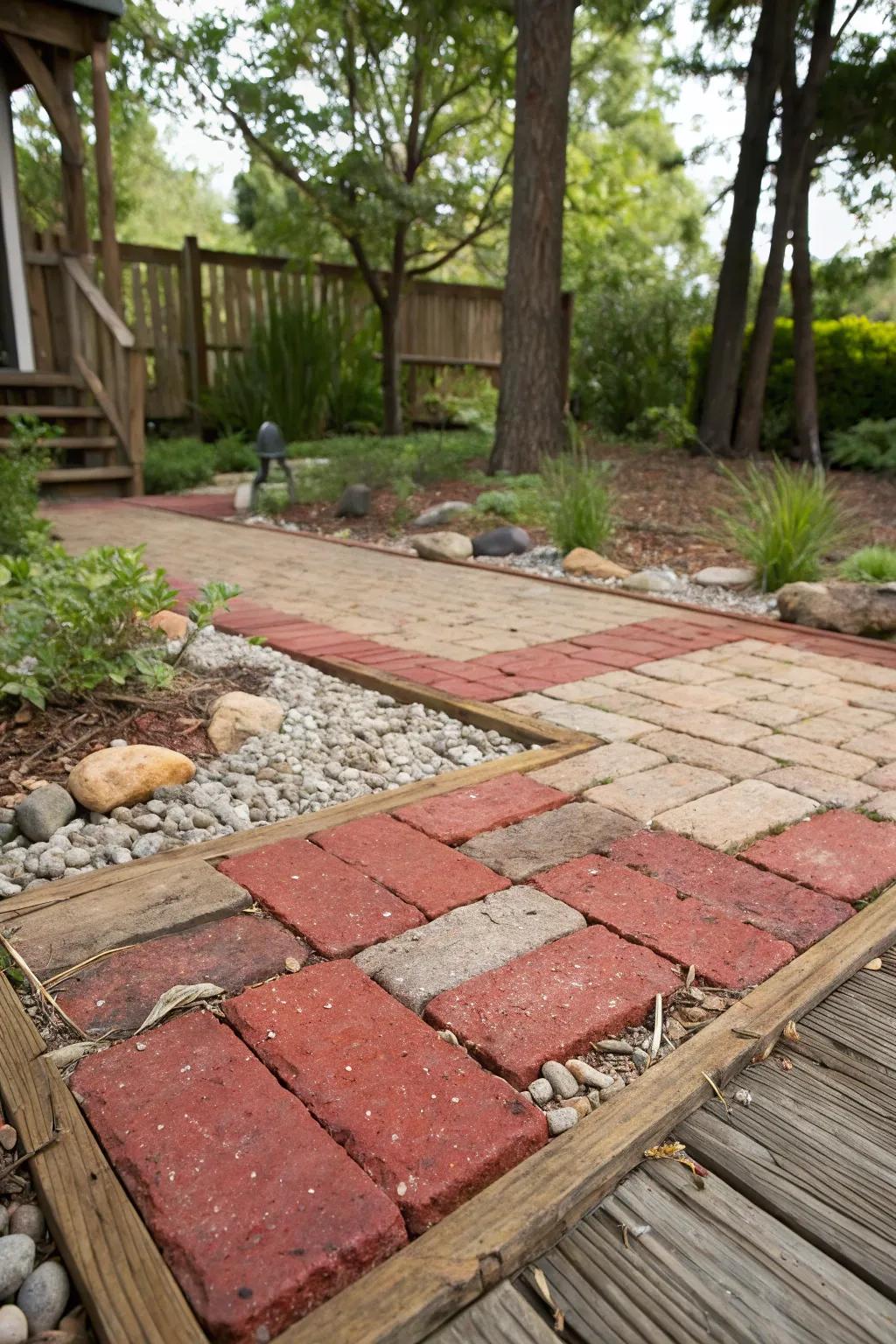 Integrating mediums introduces profundity and captivation to your patio design.
