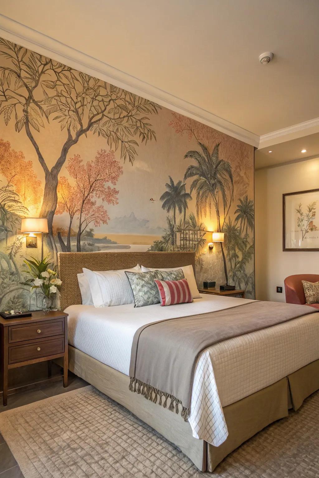 Murals transform your wall into beautiful art.