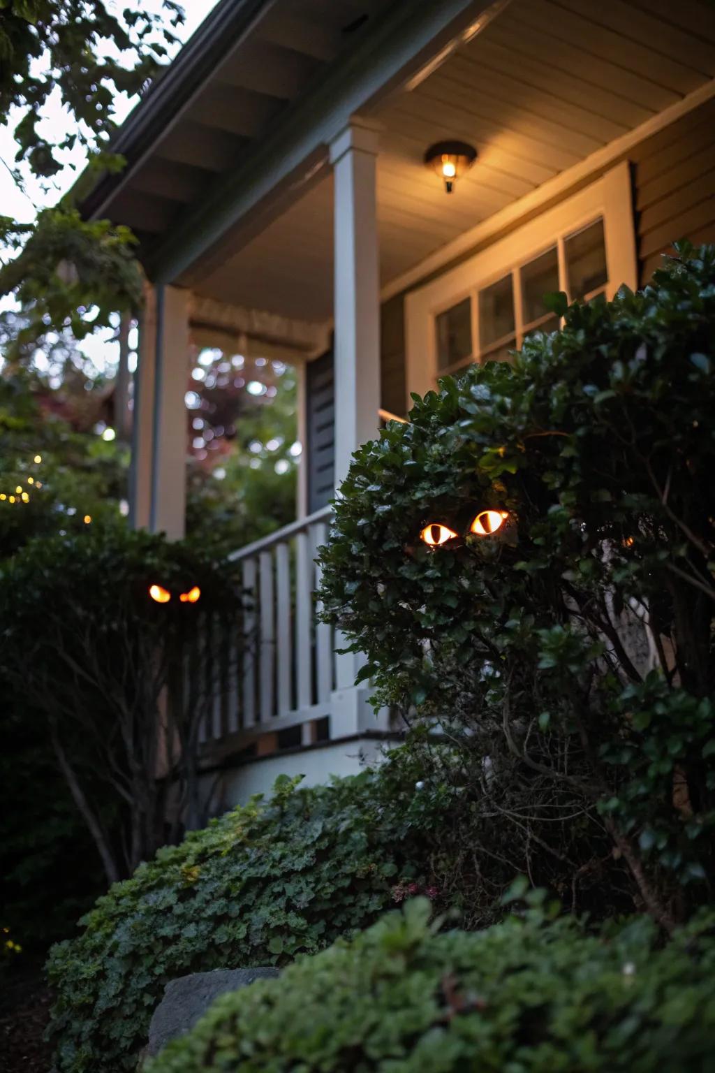 Drifting orbs in the shadows keep the scare element high.