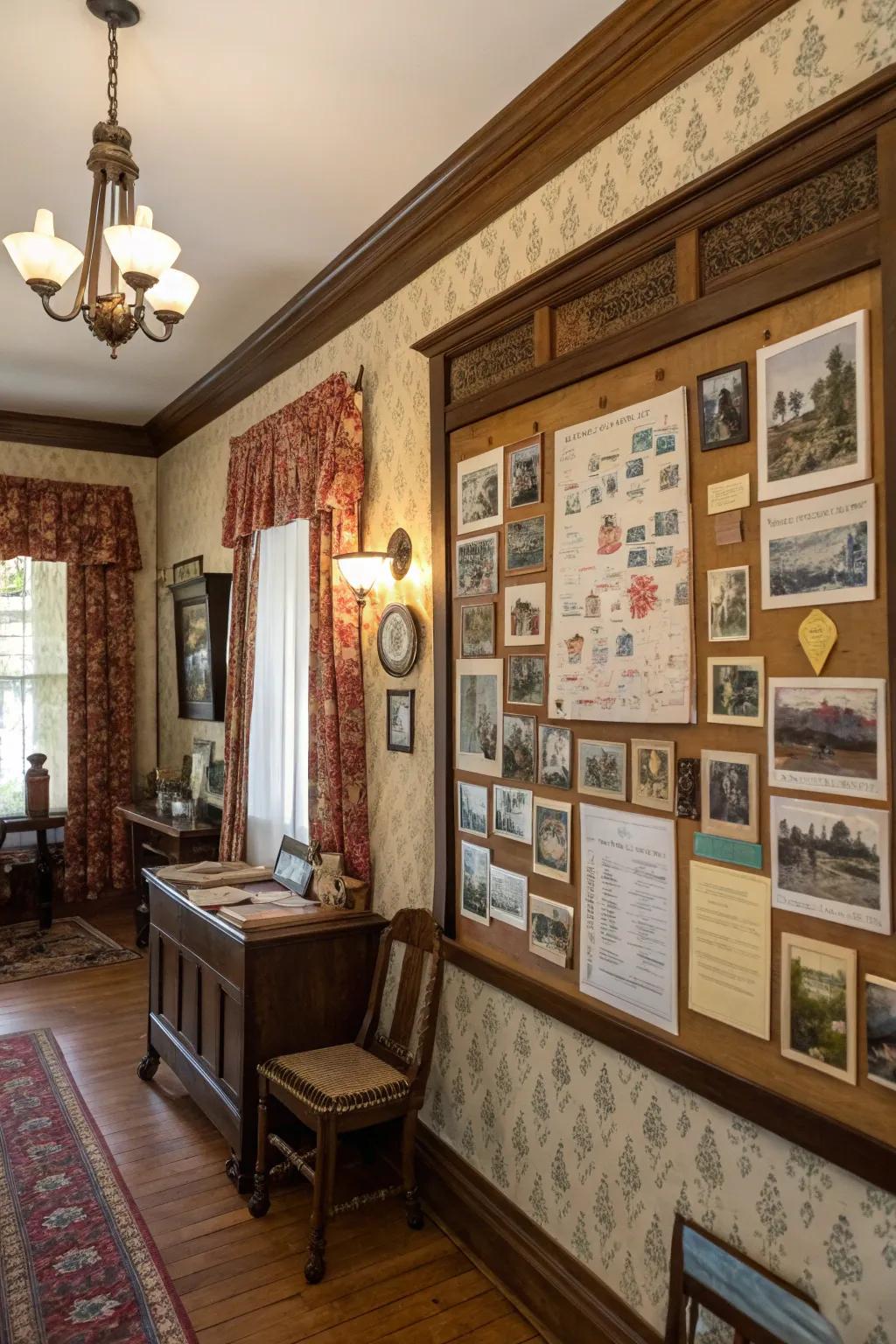 Transport your space back in time with vintage paneled decor.