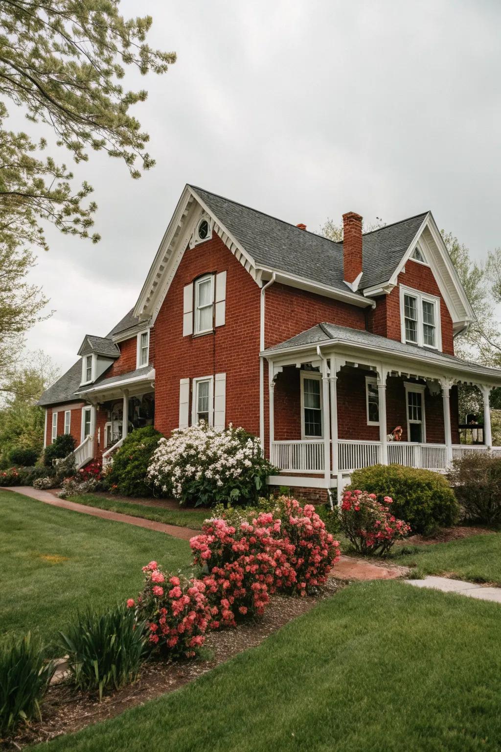 Brick cladding delivers timeless, classic charm.