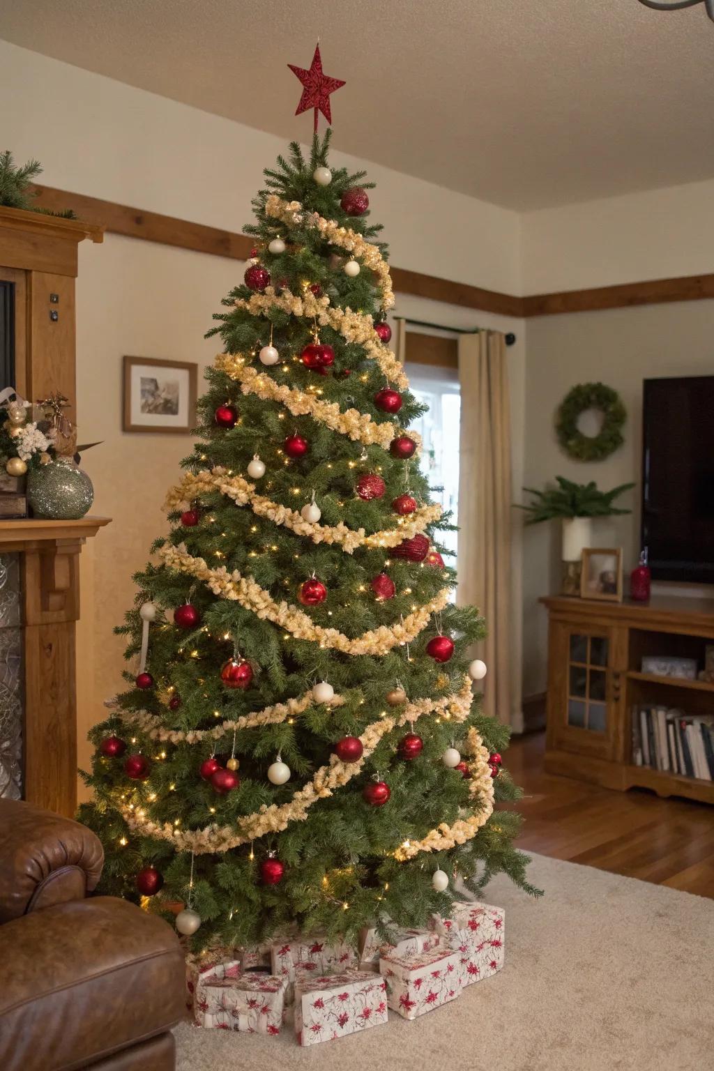 Interactive charm with natural garlands.