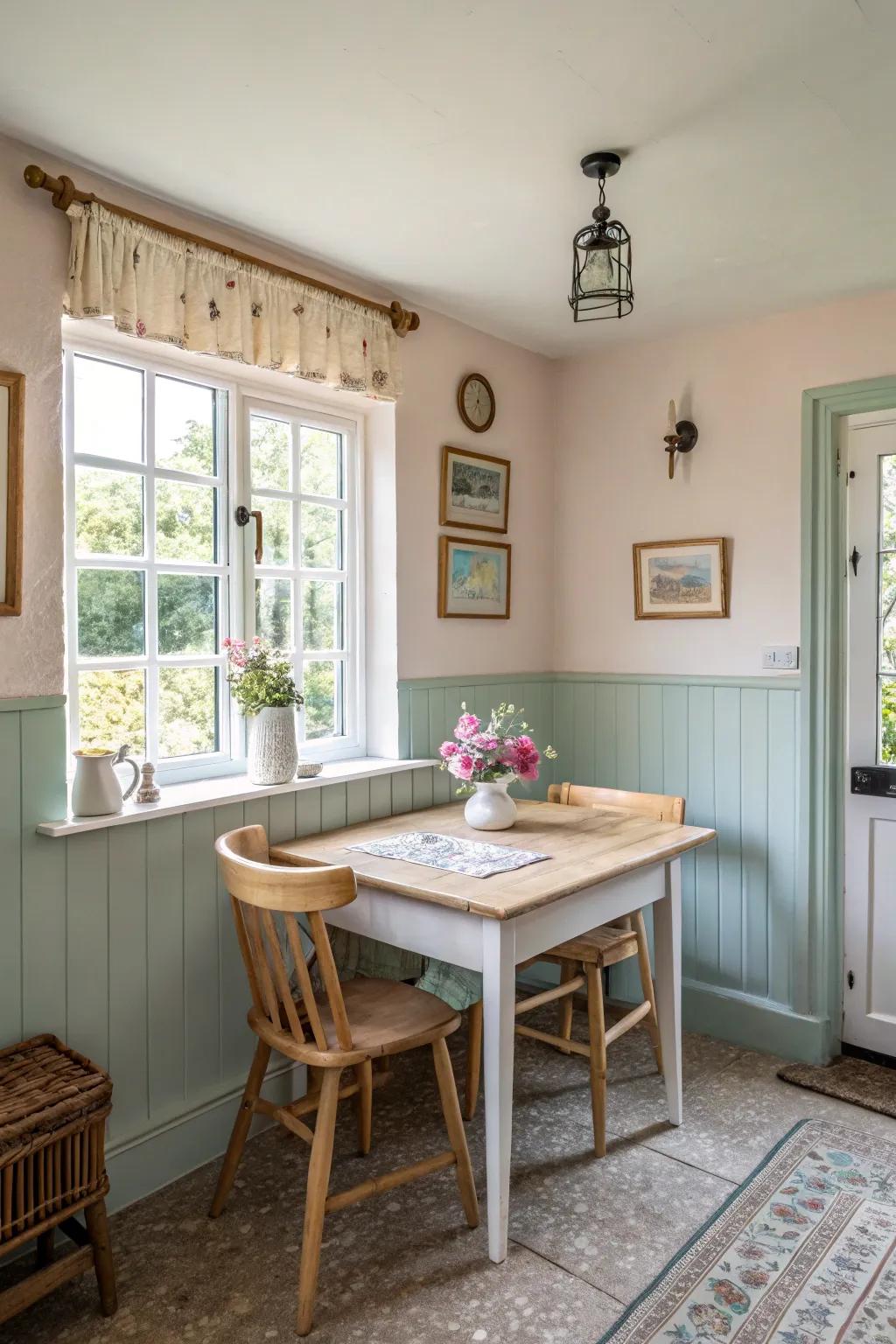 Light hues create an airy, open ambiance.