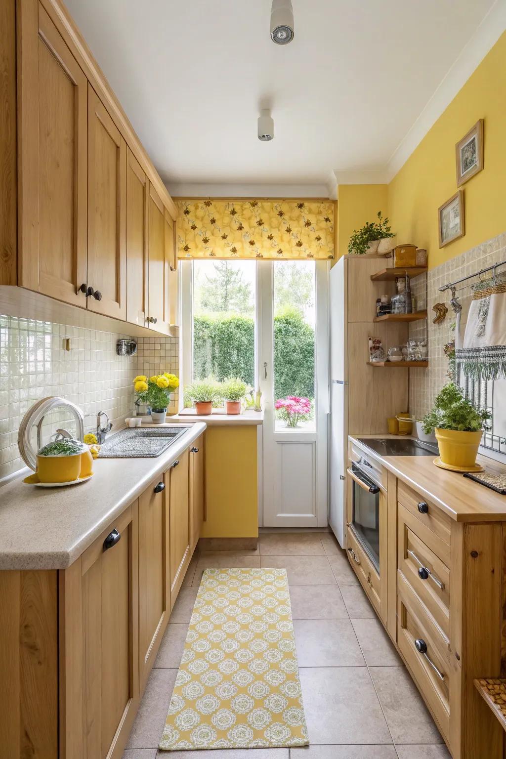 Sunbeam tone brightens and imparts warmth to your kitchen.