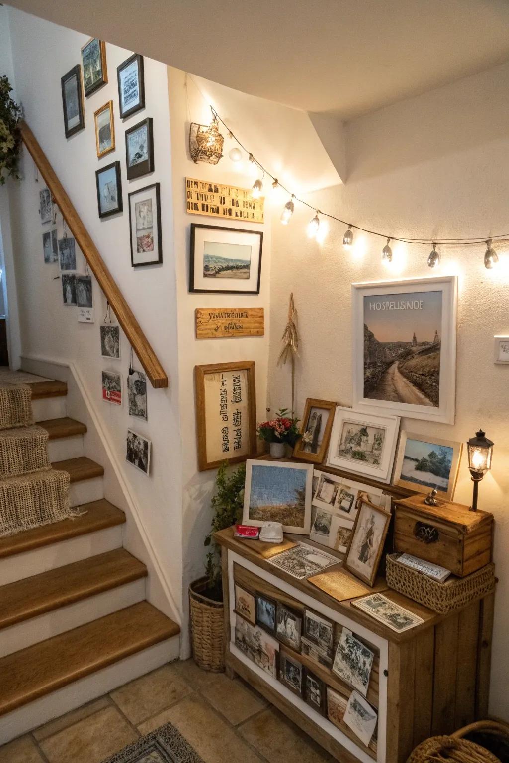 Personal articles infuse your landing with distinctive character and endearment.