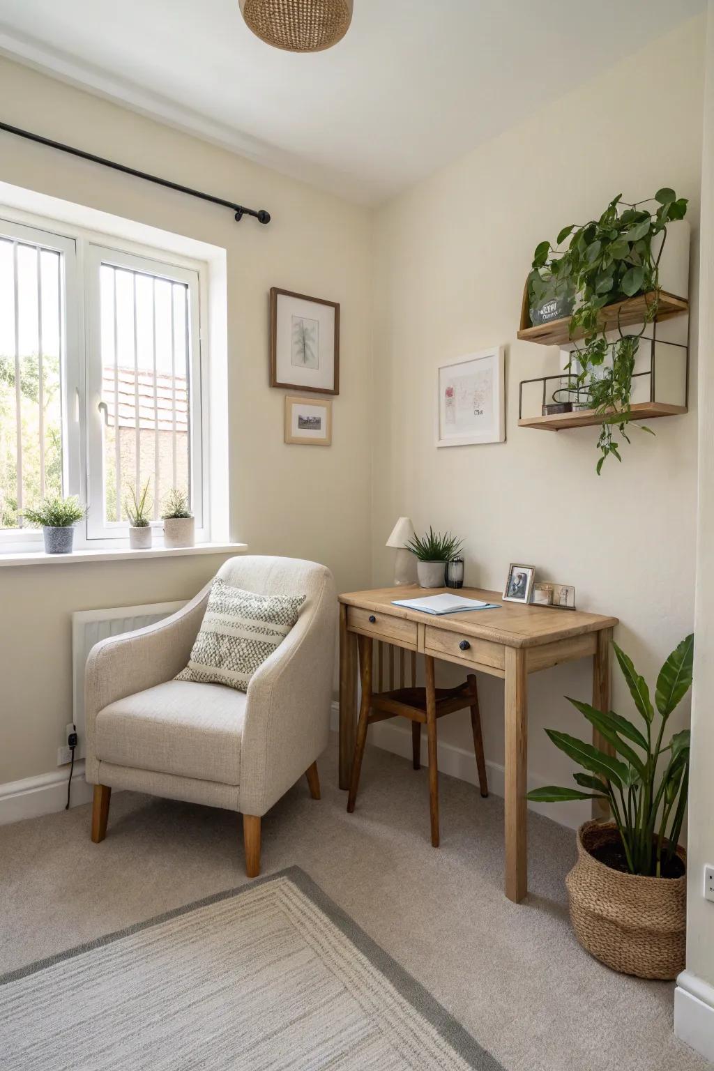 Pale hues enhance the perception of space and openness.