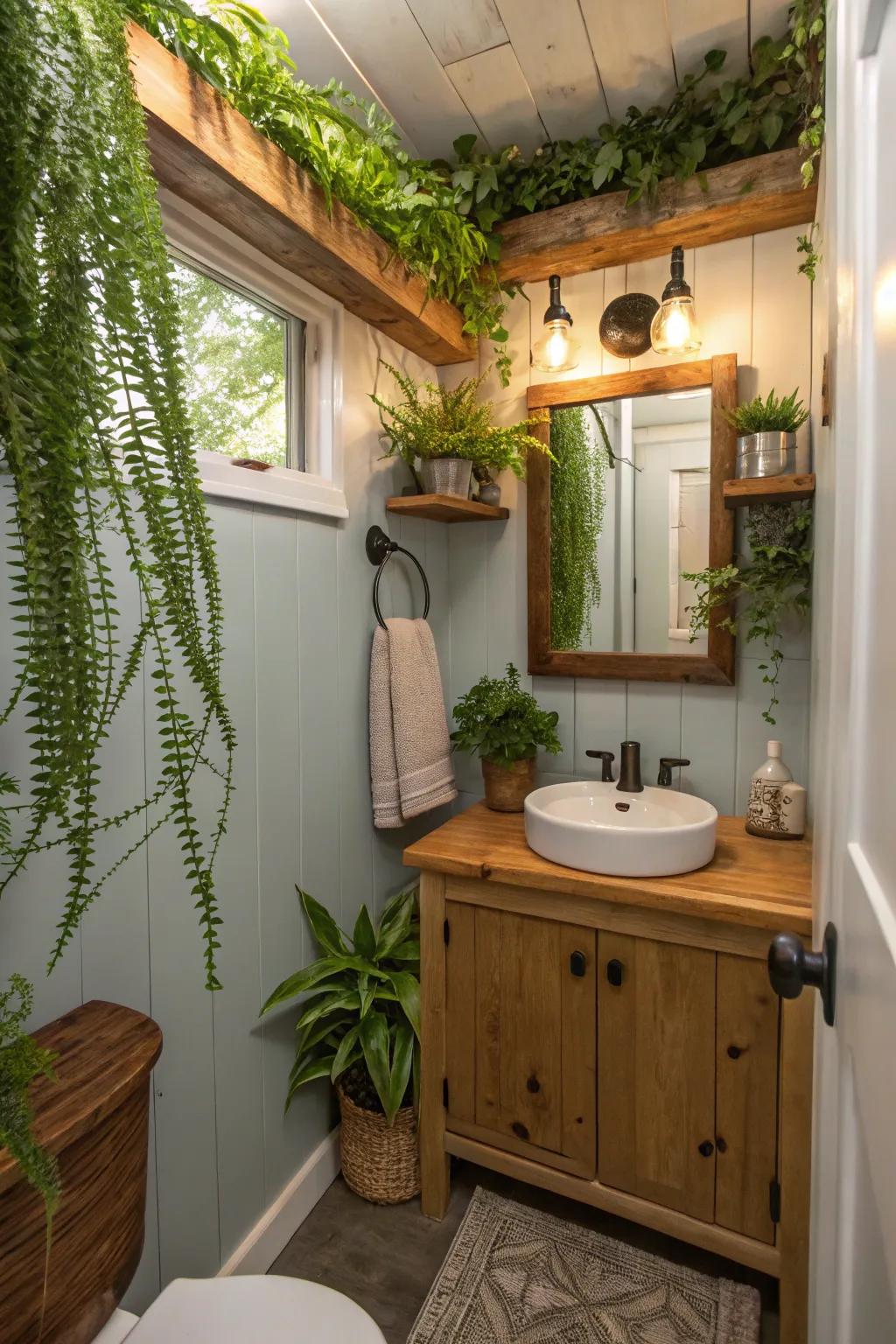 Natural elements bring warmth and peace.