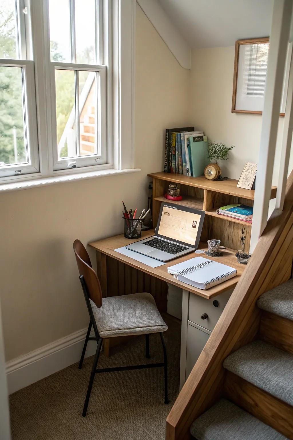 A mini workspace adds functionality to your landing.