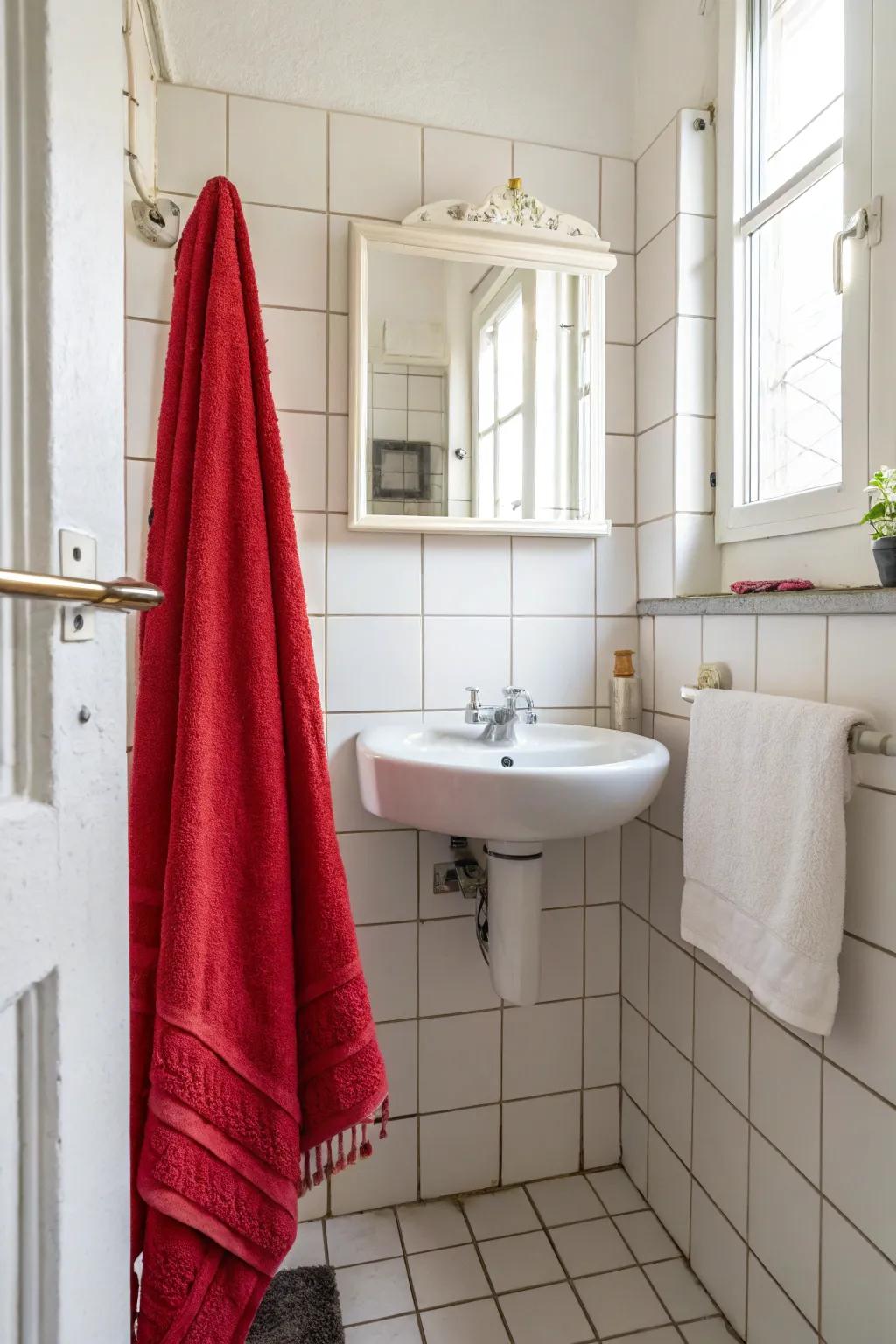 A splash of color adds energy and vibrancy.
