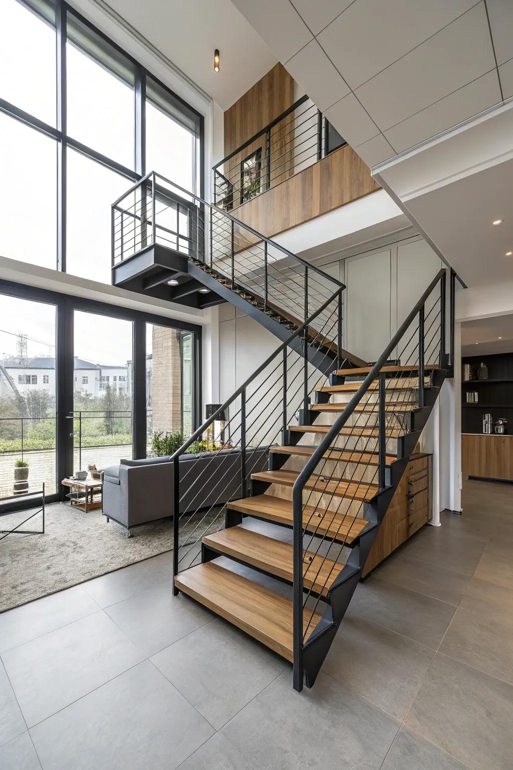 Modular staircases offer customizable design solutions for any space.