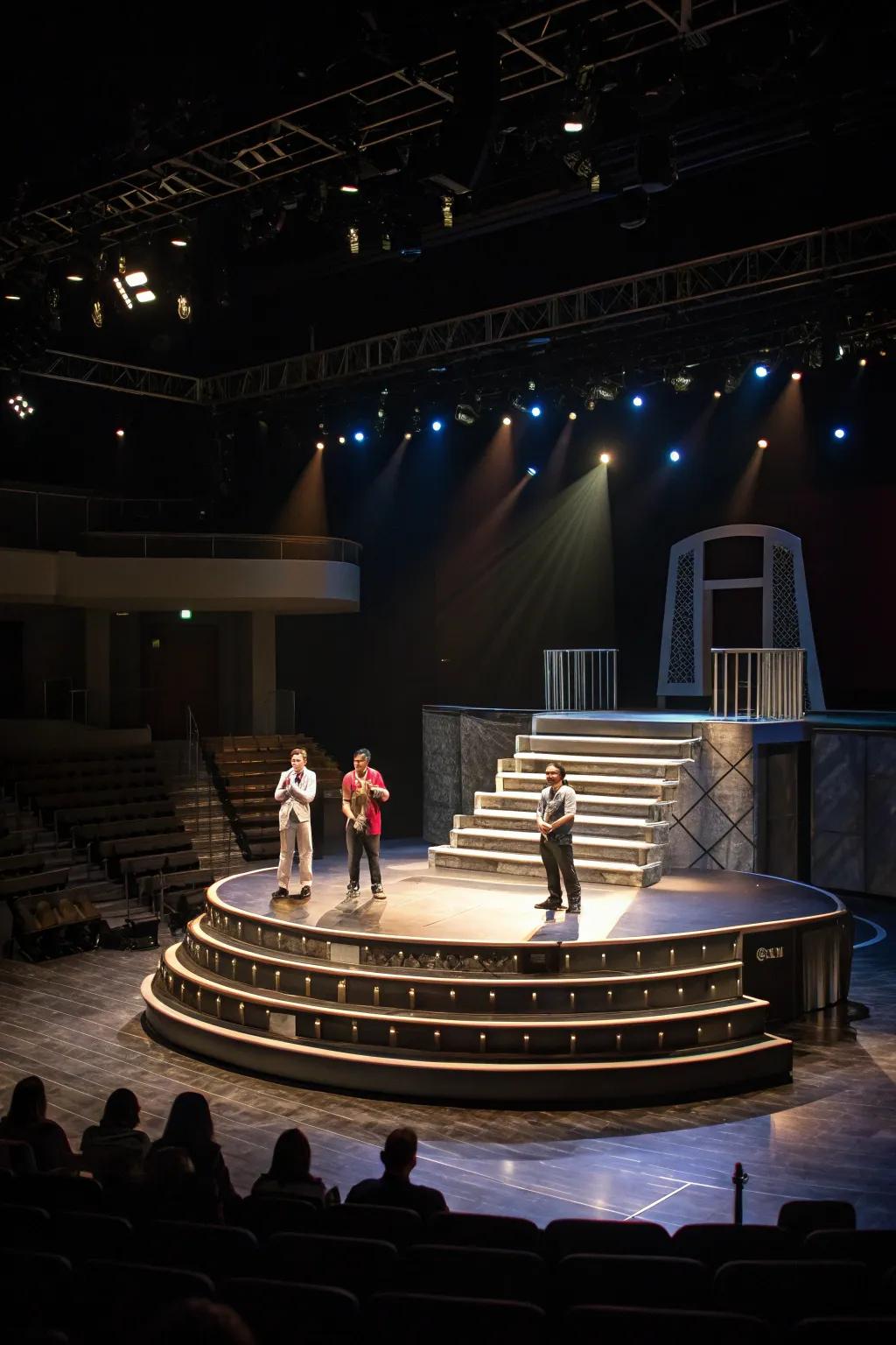 Layered staging that elevates the experience.
