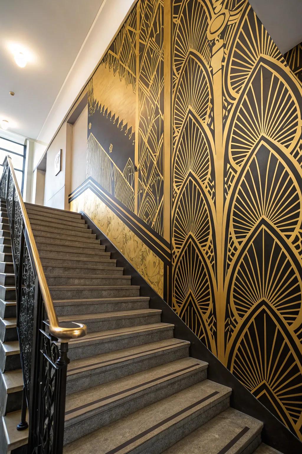 Incorporate Design Deco elegance to your staircase.