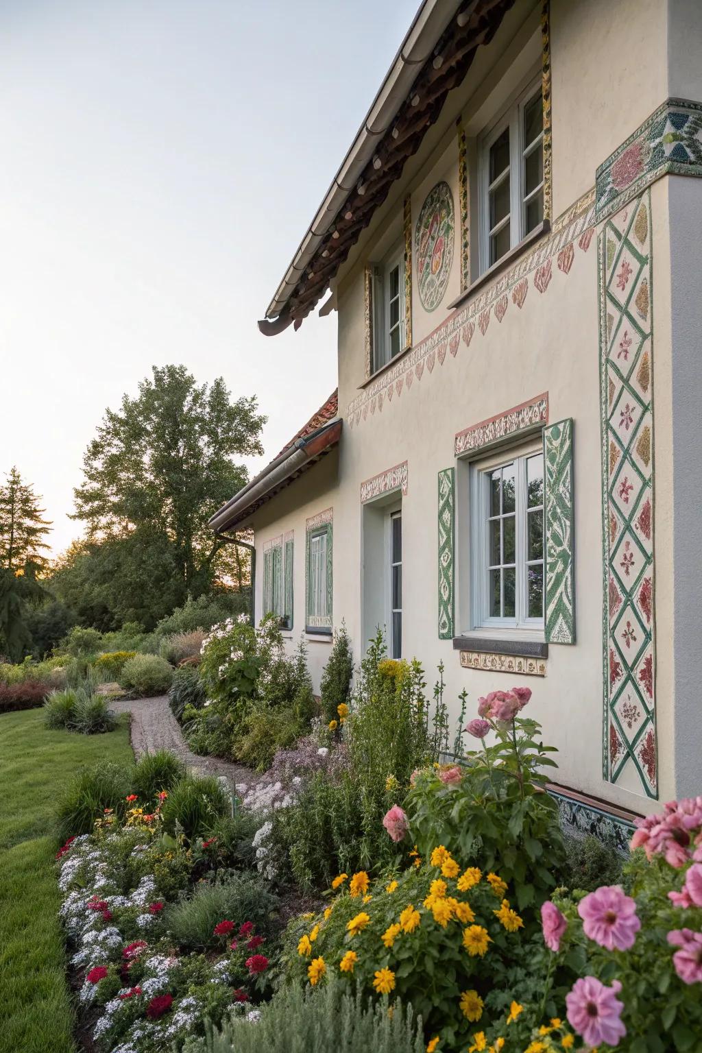 Designed trims add a whimsical and creative flair.