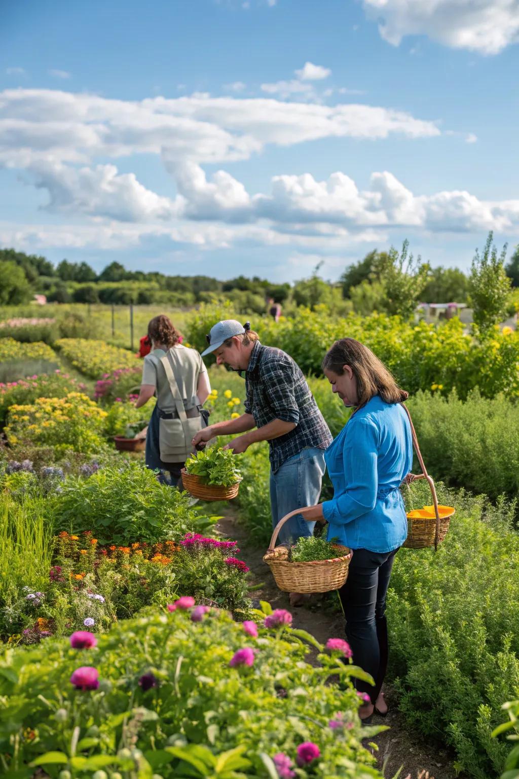 A delightful herb garden tour for curious guests.