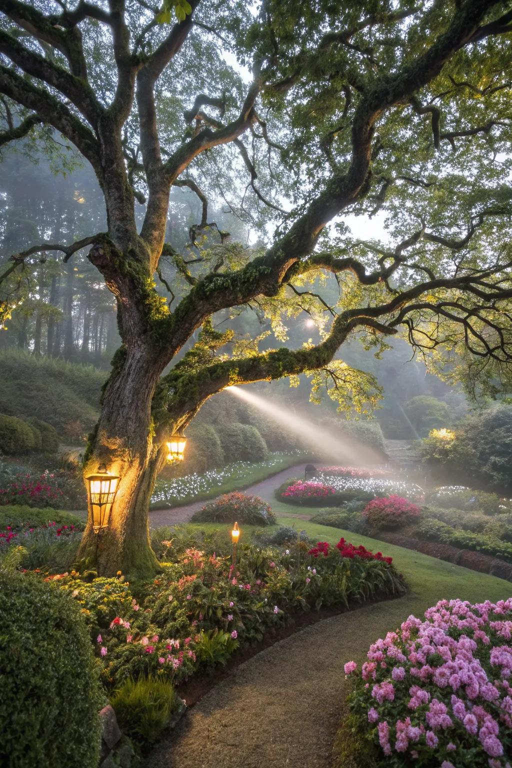 Multi-layered lighting results in a lush visual delight.