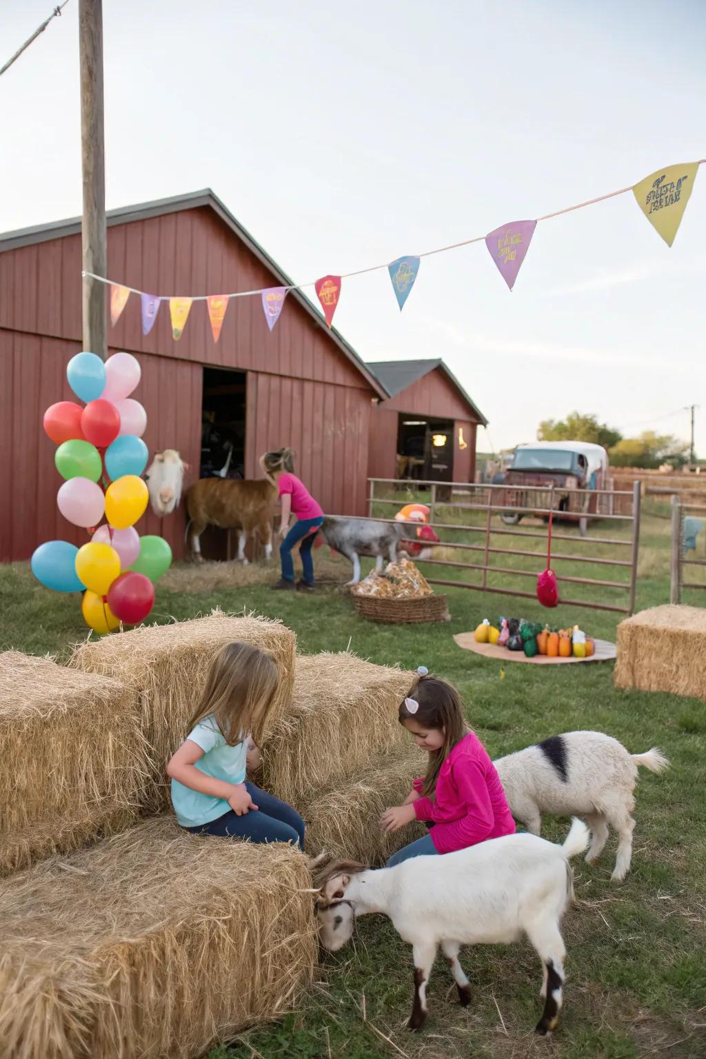 Bring the charm of the countryside with a delightful farm-themed party.