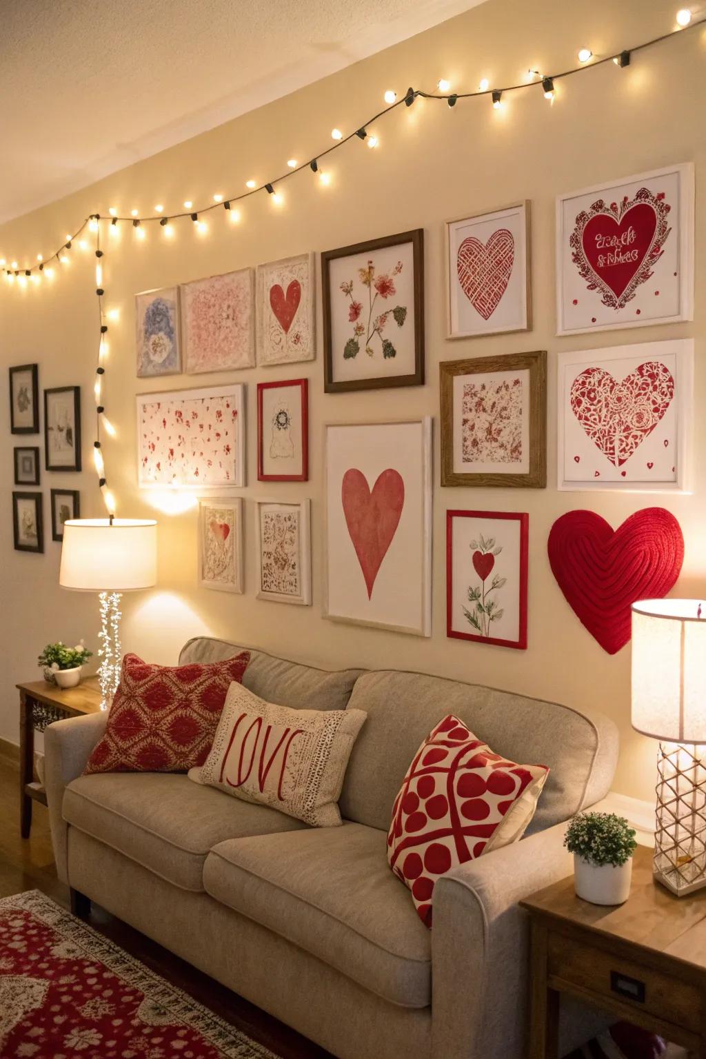 Refreshing wall art for Valentine's Day