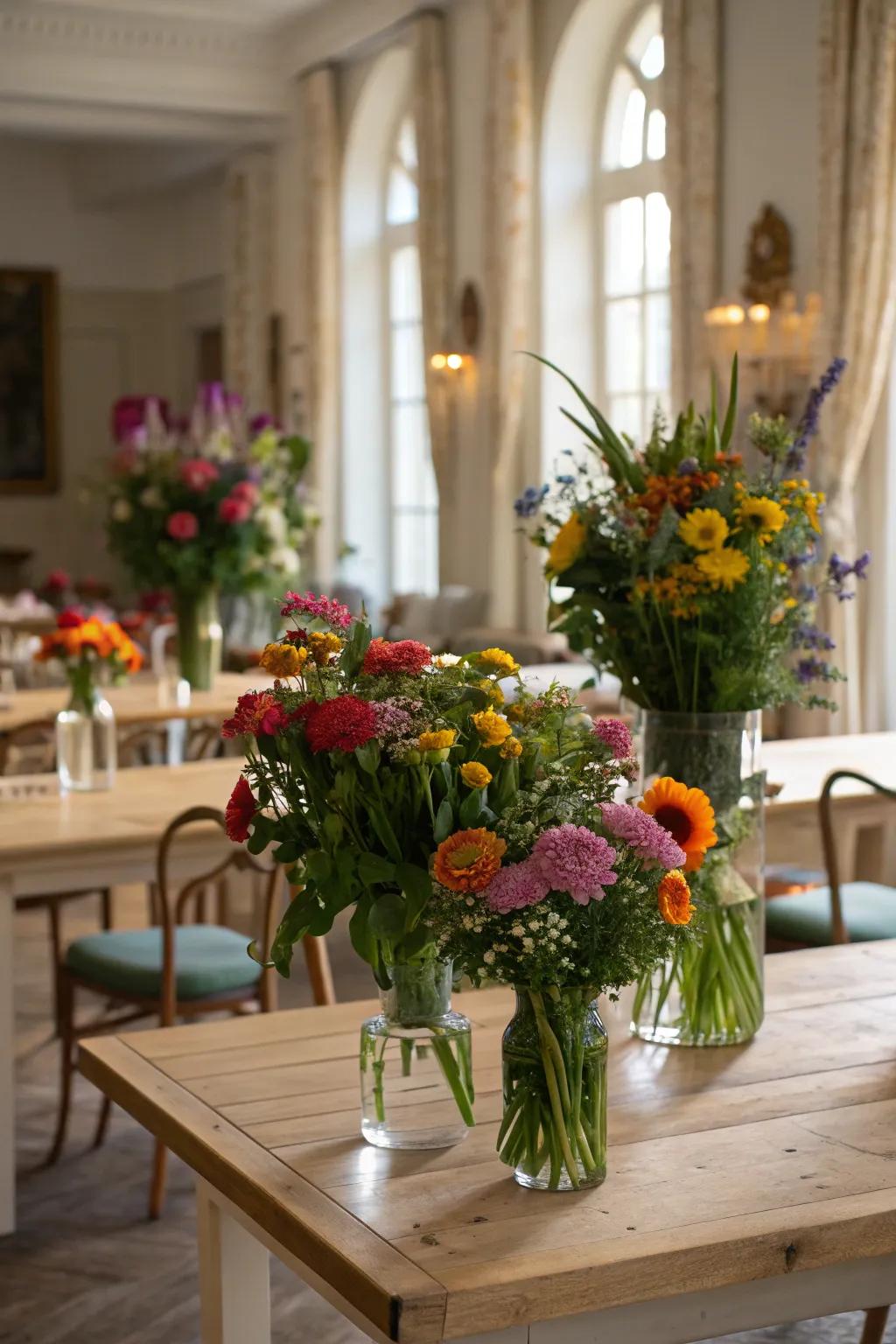 Fresh blossoms infuse your space with life and color.