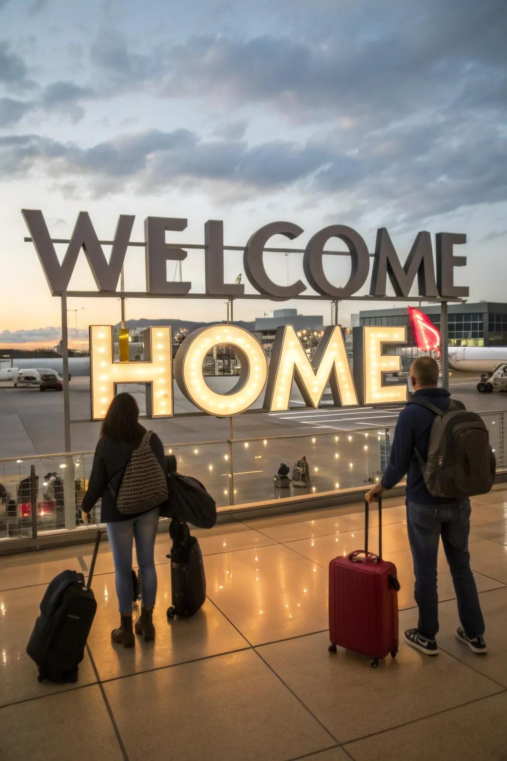 Large letters guarantee a strong visual impact.
