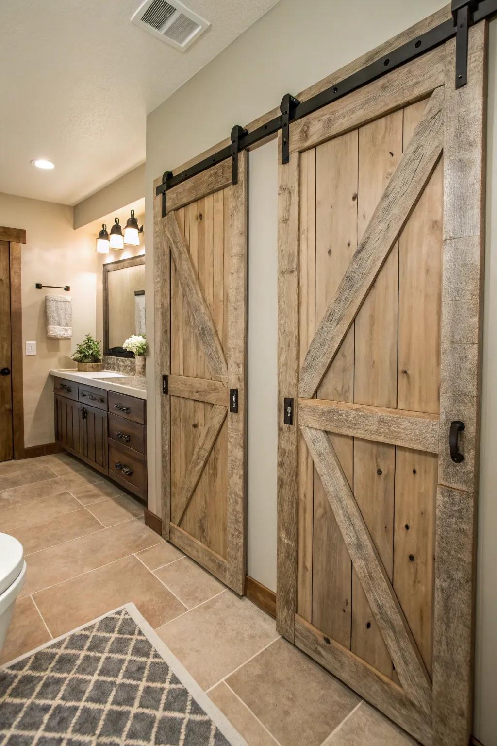 Ranch doors are both practical and stylish.